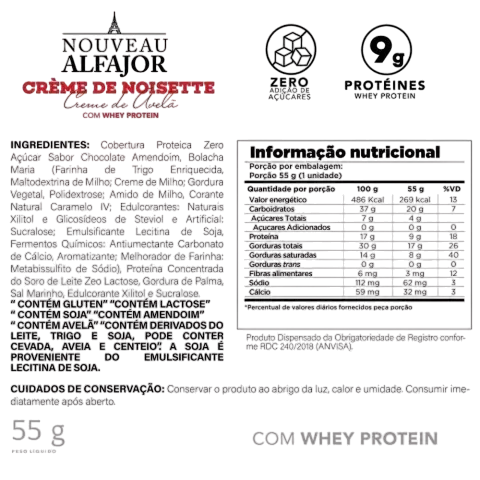 Nouveau Alfajor caixa com 6 unidades