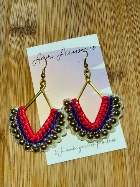 Handcrafted Beaded Earrings