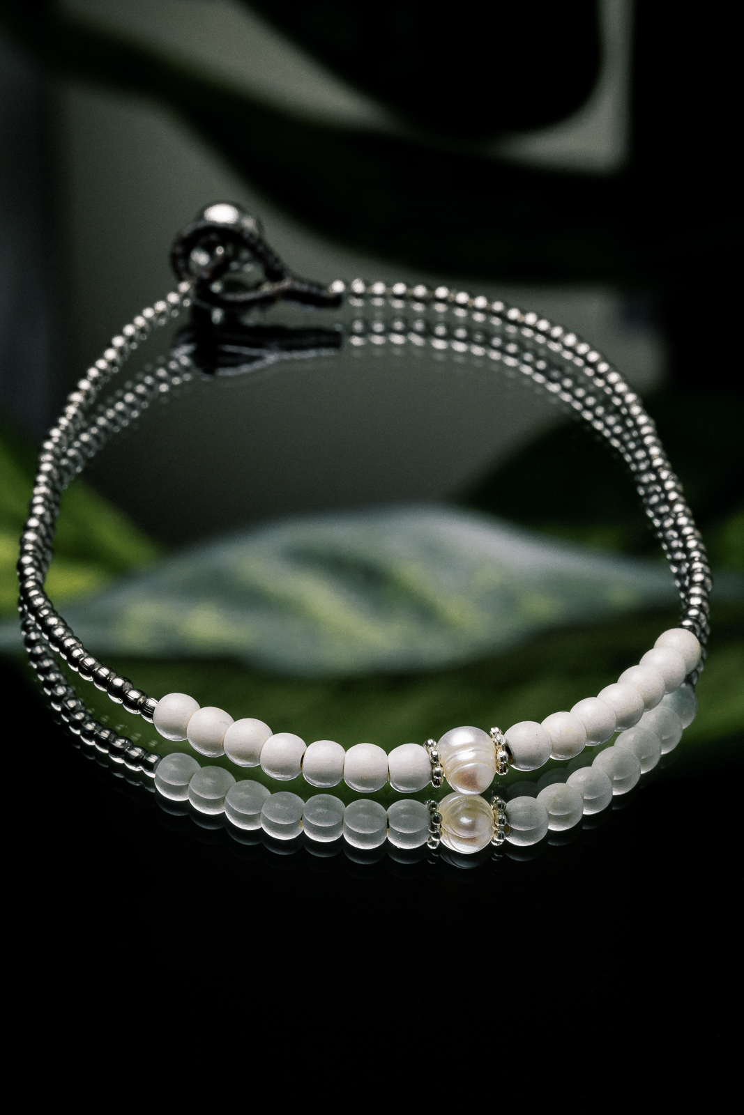 Elegant Pearl Bead Bracelet