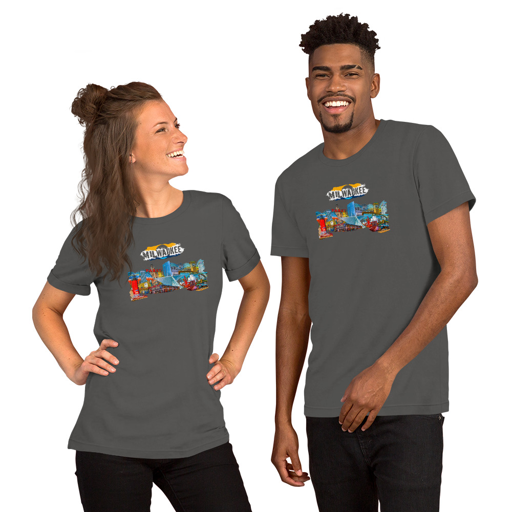 Milwaukee Skyline Graphic T-Shirt