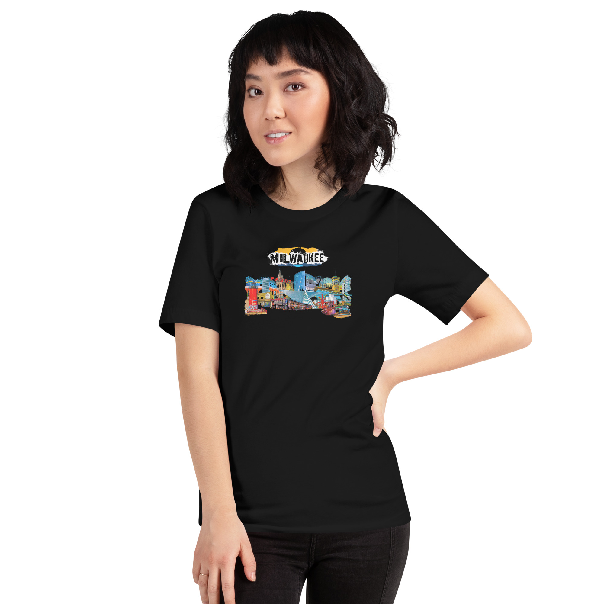 Milwaukee Skyline Graphic T-Shirt