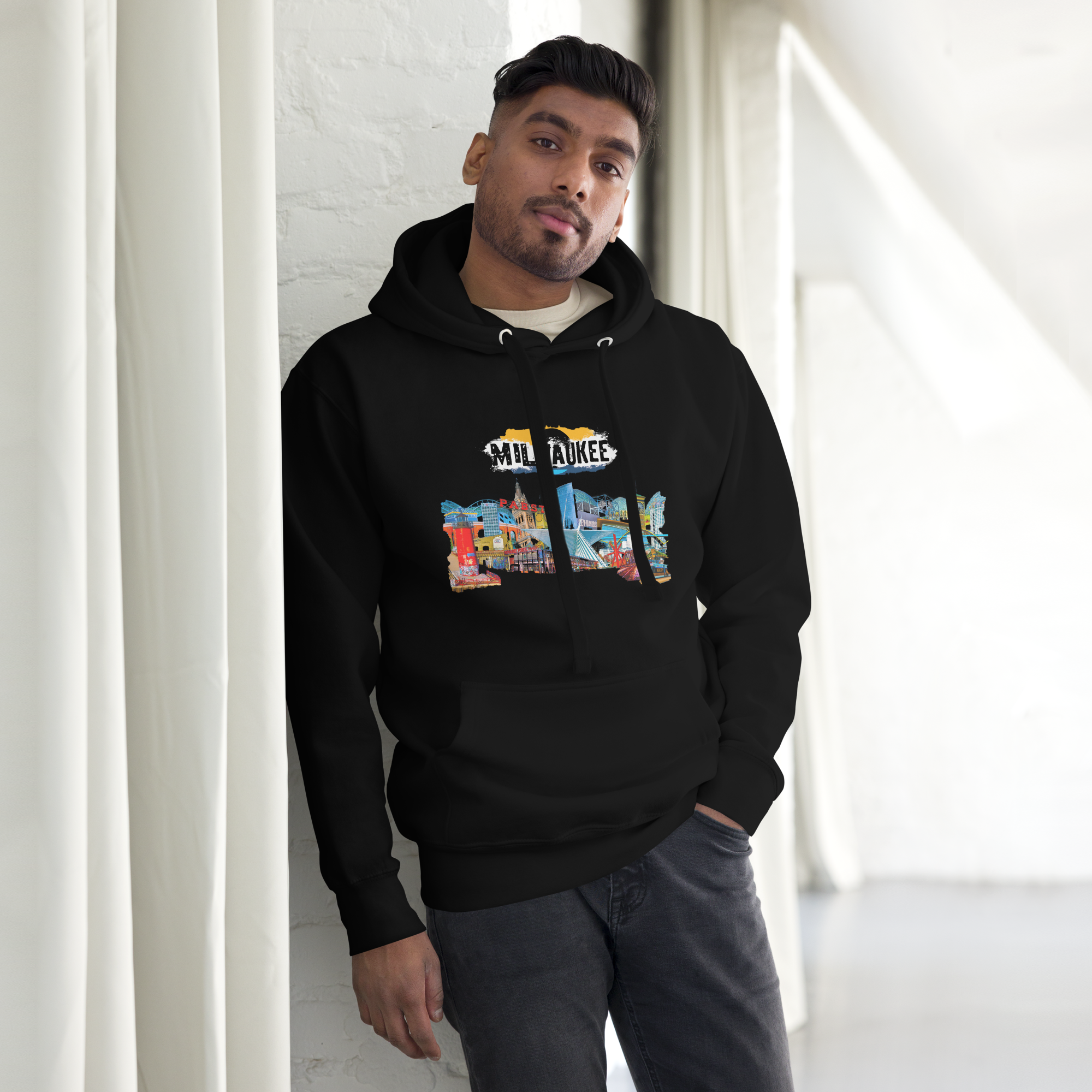 Milwaukee Cityscape Hoodie