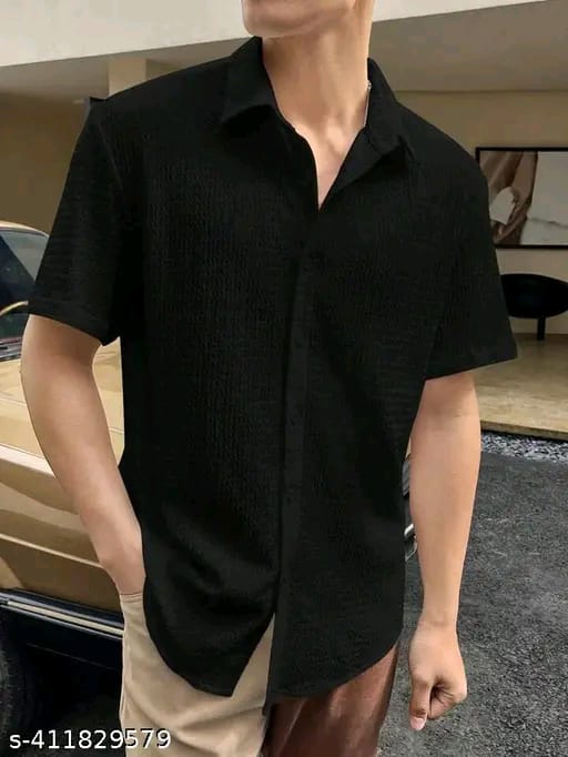 Men's Black Casual Shirt