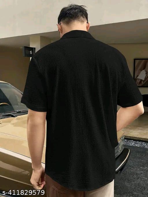 Men's Black Casual Shirt 