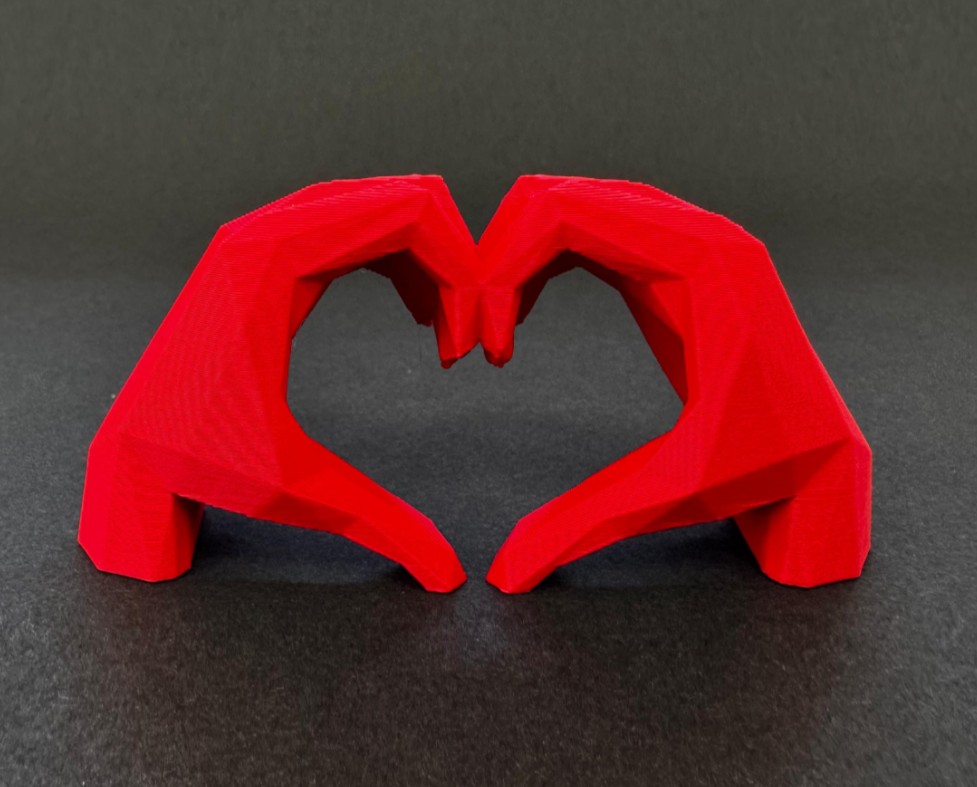 Sculpture Mains en Cœur