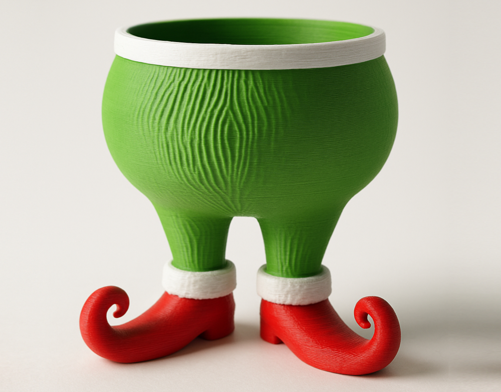 Pot à friandises lutin de Noël