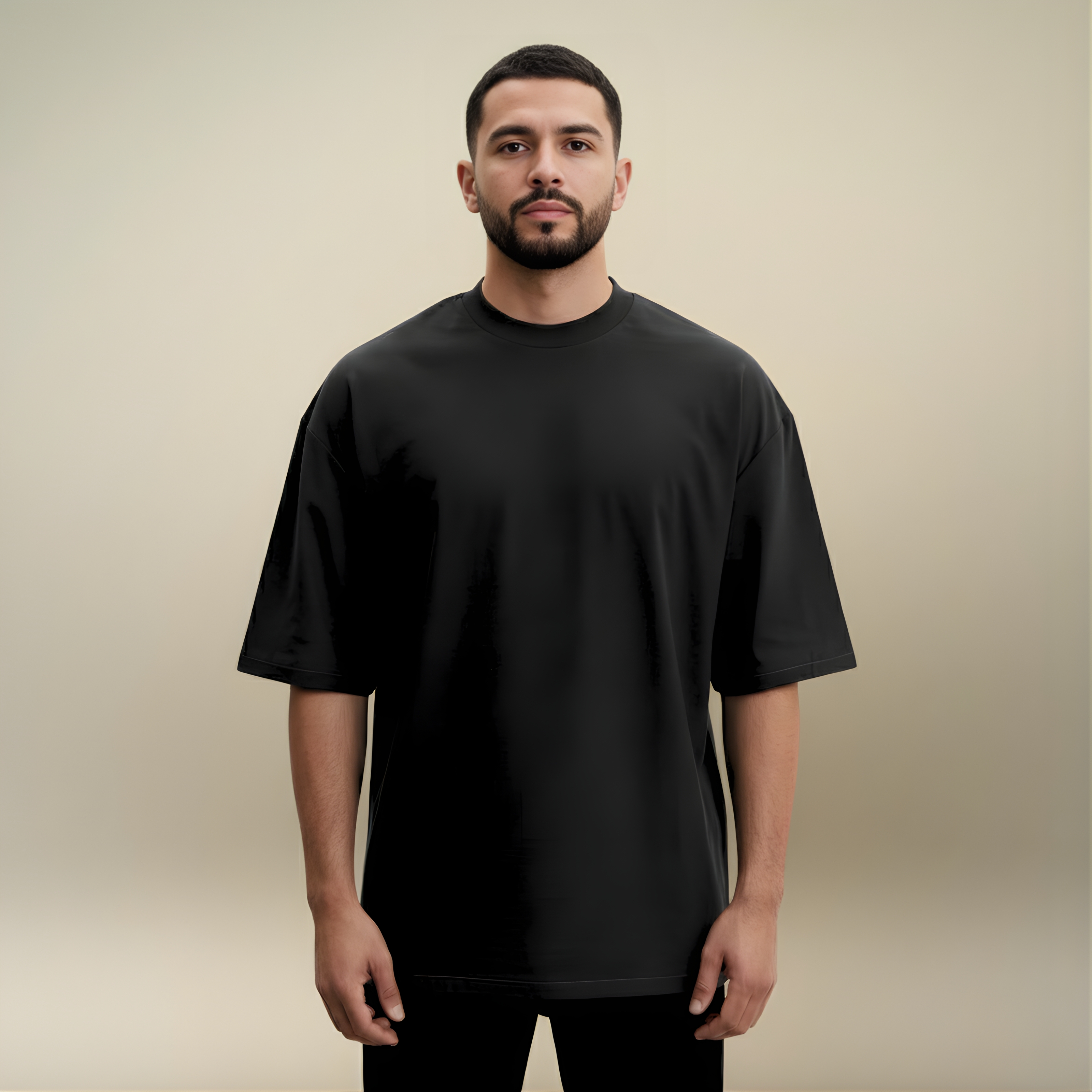 Premium Lycra Jersey Oversized T-Shirt – Mill Dyed