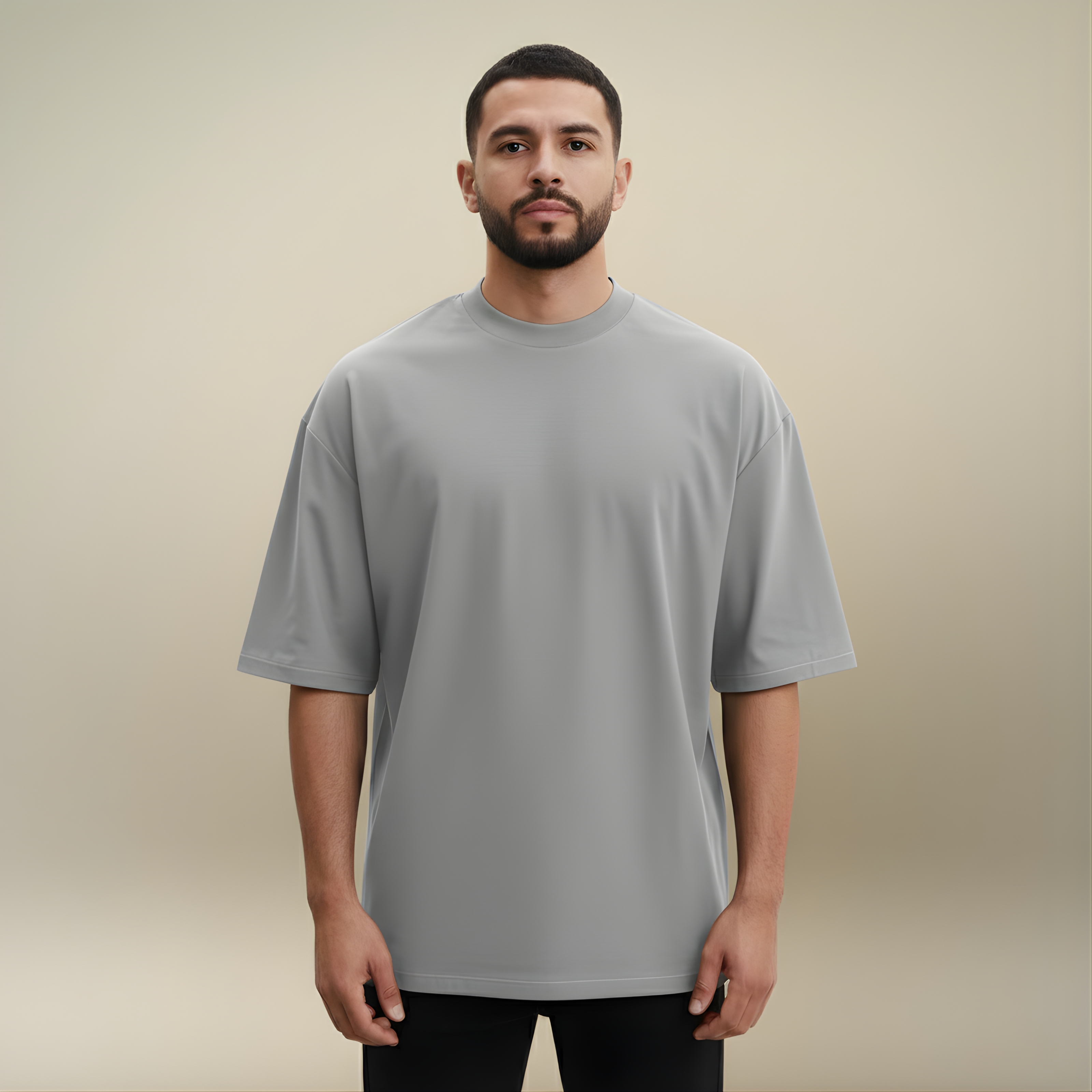 Premium Lycra Jersey Oversized T-Shirt – Mill Dyed