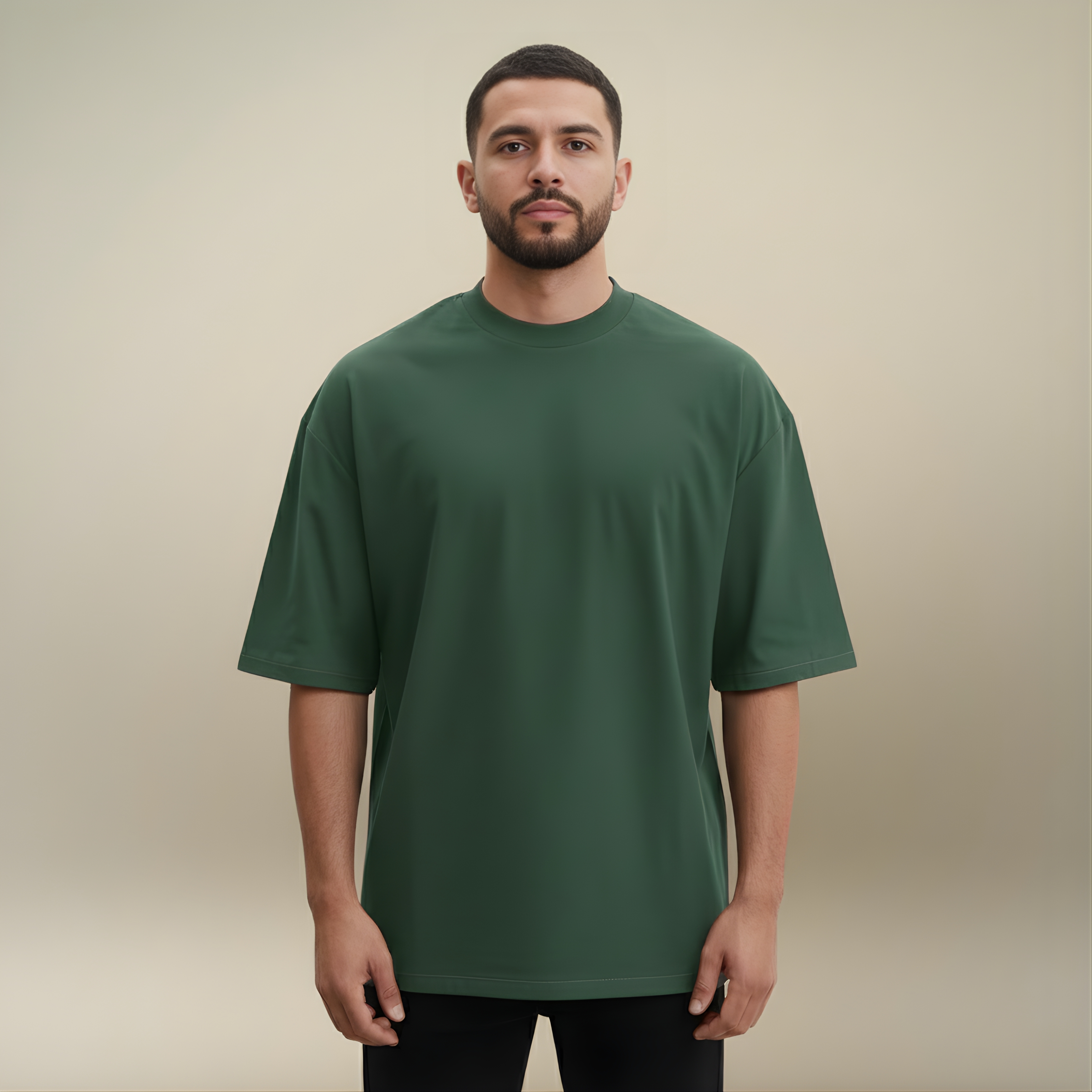 Premium Lycra Jersey Oversized T-Shirt – Mill Dyed
