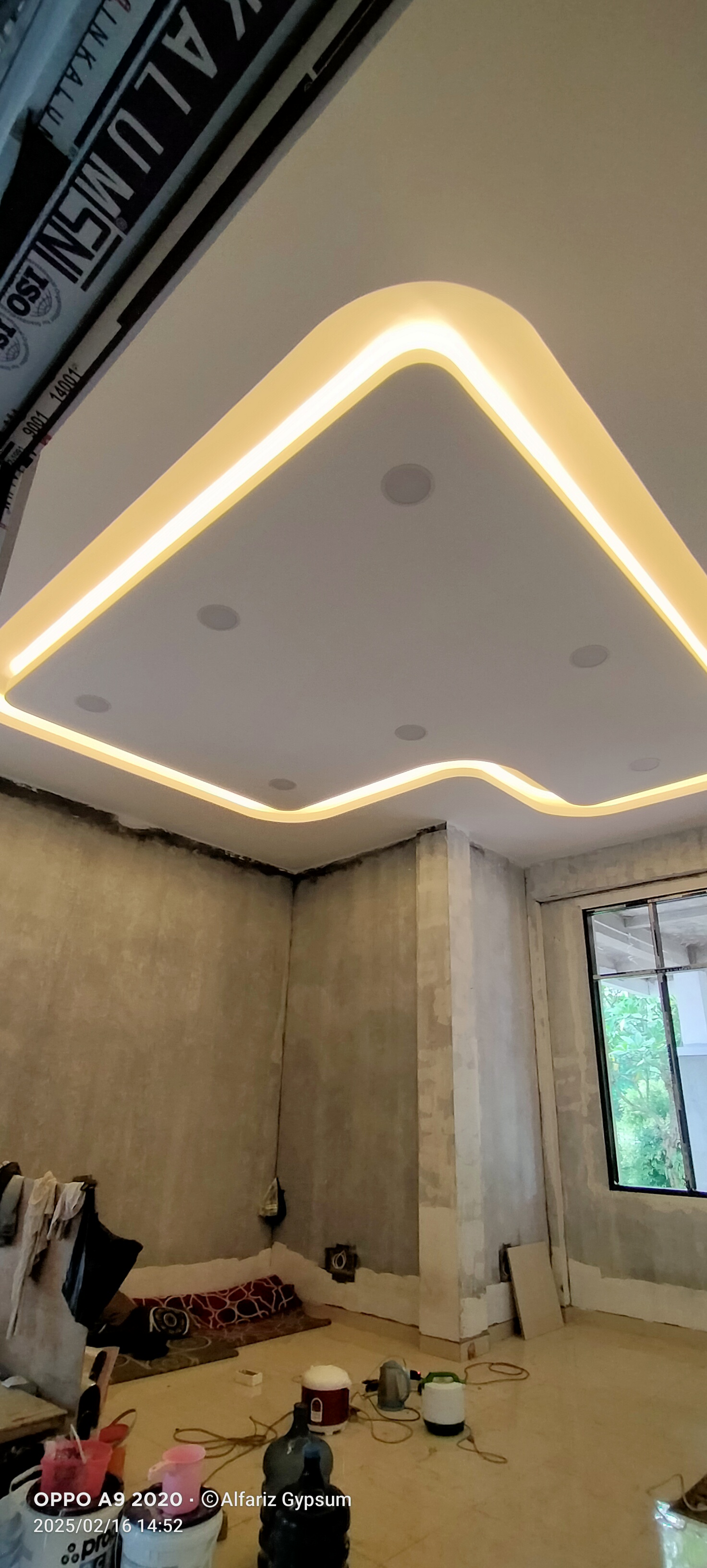 Harga Pasang Plafon Gypsum dan PVC