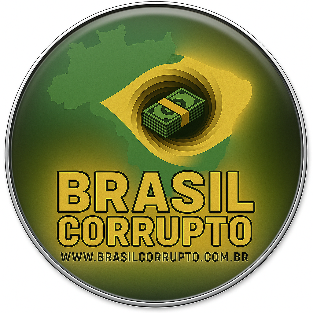 Brasil Corrupto Button Badge