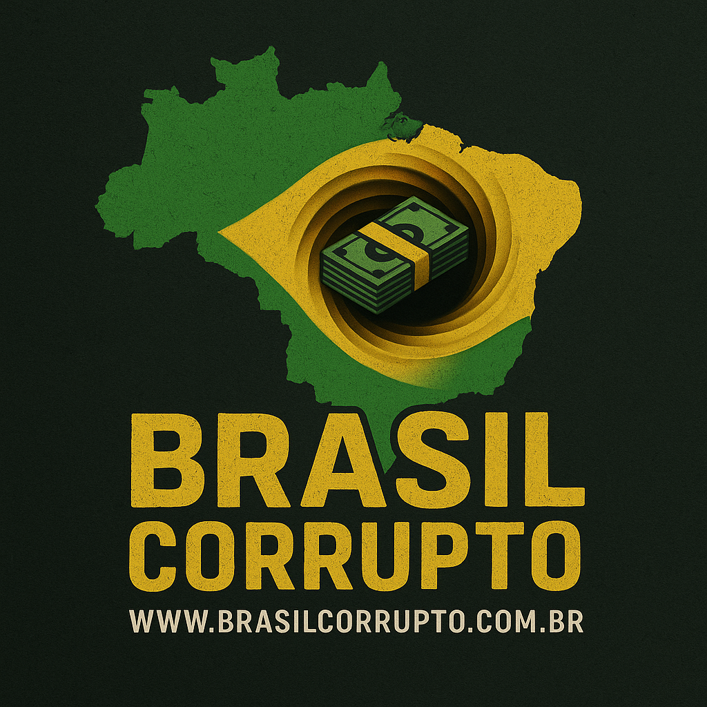 Brasil Corrupto Adesivo resinado