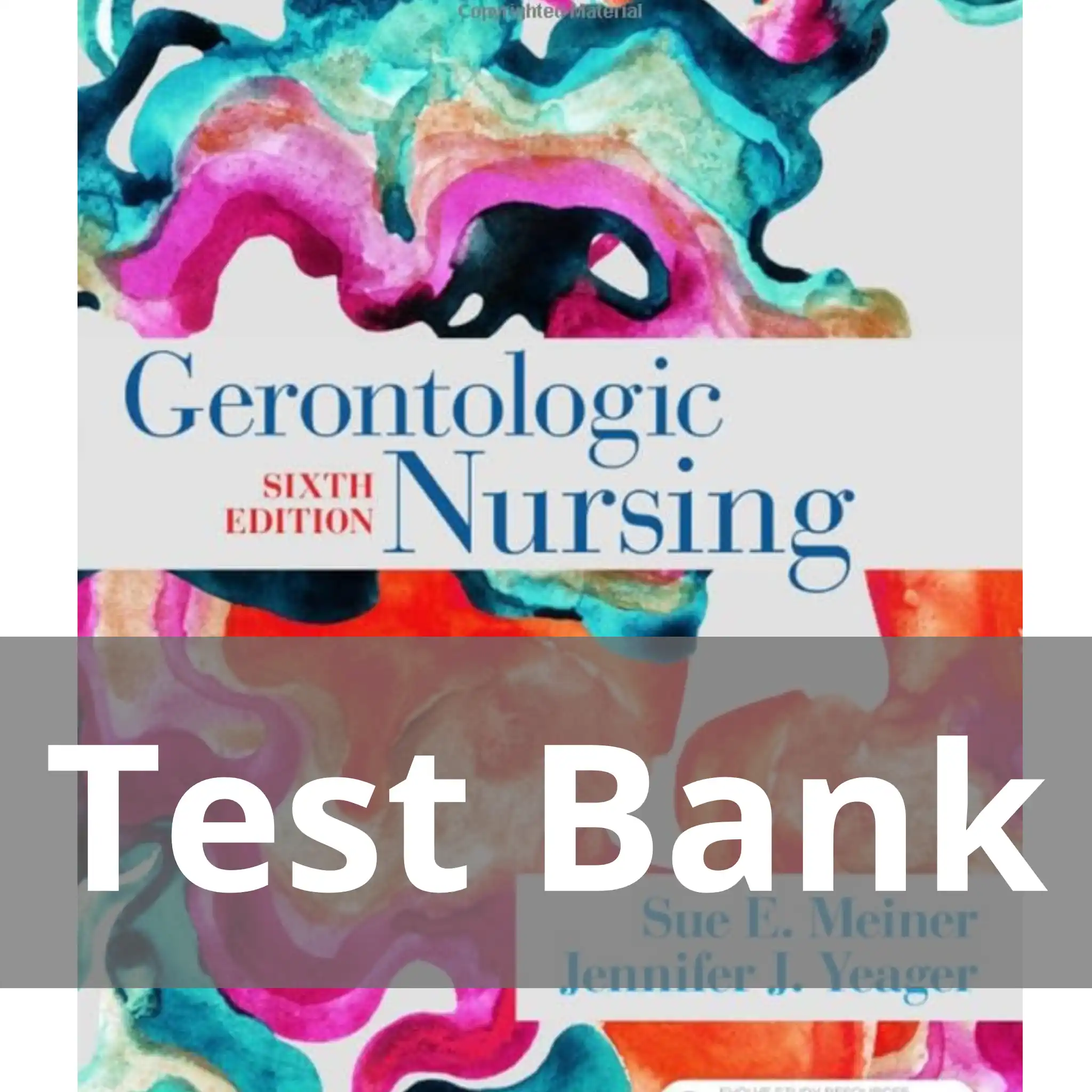 Gerontologic Nursing 6th Edition by Sue E. Meiner Jennifer J. Yeager Test Bank