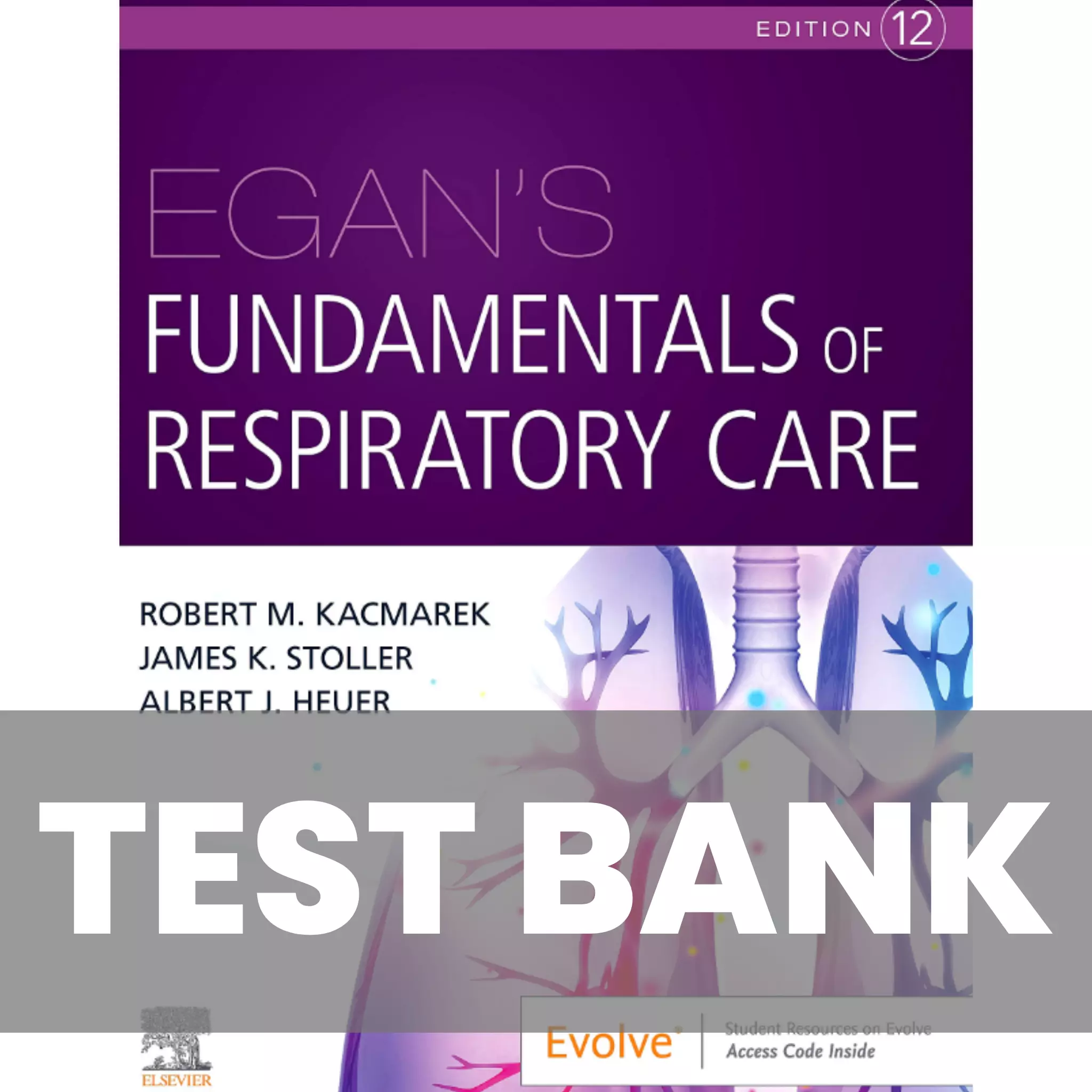 Egan’s Fundamentals of Respiratory Care 12th Edition Test Bank
