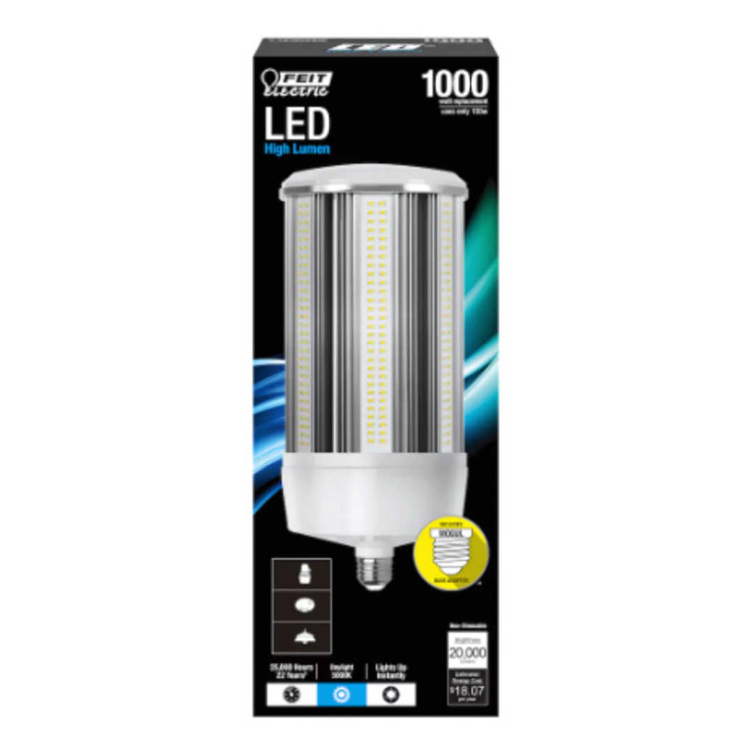 Feit Electric 1000W Equivalent CornCob LED Bulb, 5000K Daylight (4-Pack)