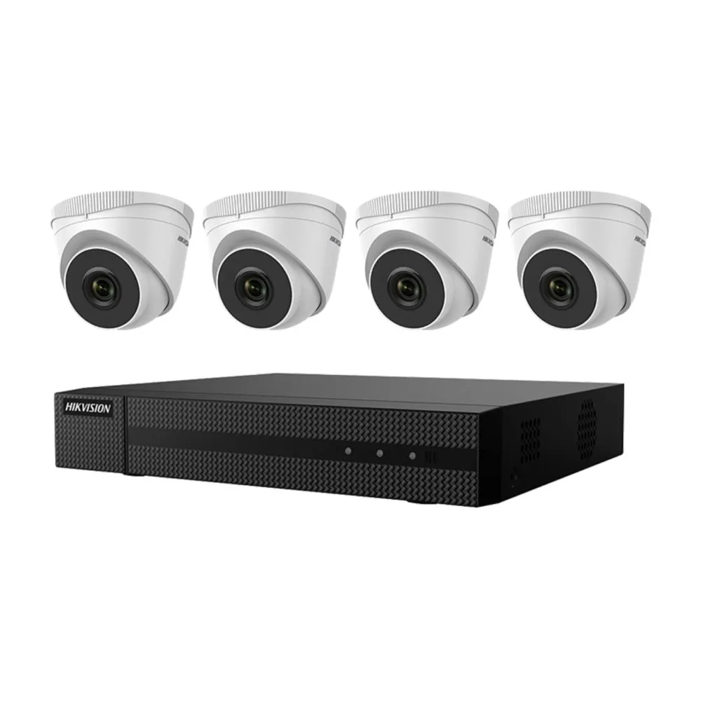 Hikvision 4-Channel Value Express NVR With 1tb Hdd & (4) 4mp Outdoor Dome Cameras Kit