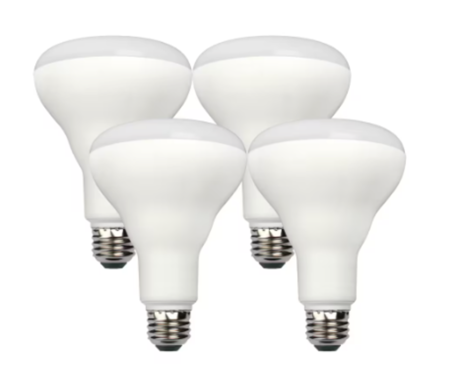 Luminus 65W Equivalent BR30 Smart WiFi LED Bulb, E26 Base, Dimmable & CCT (2200K–6500K) (4-Pack)