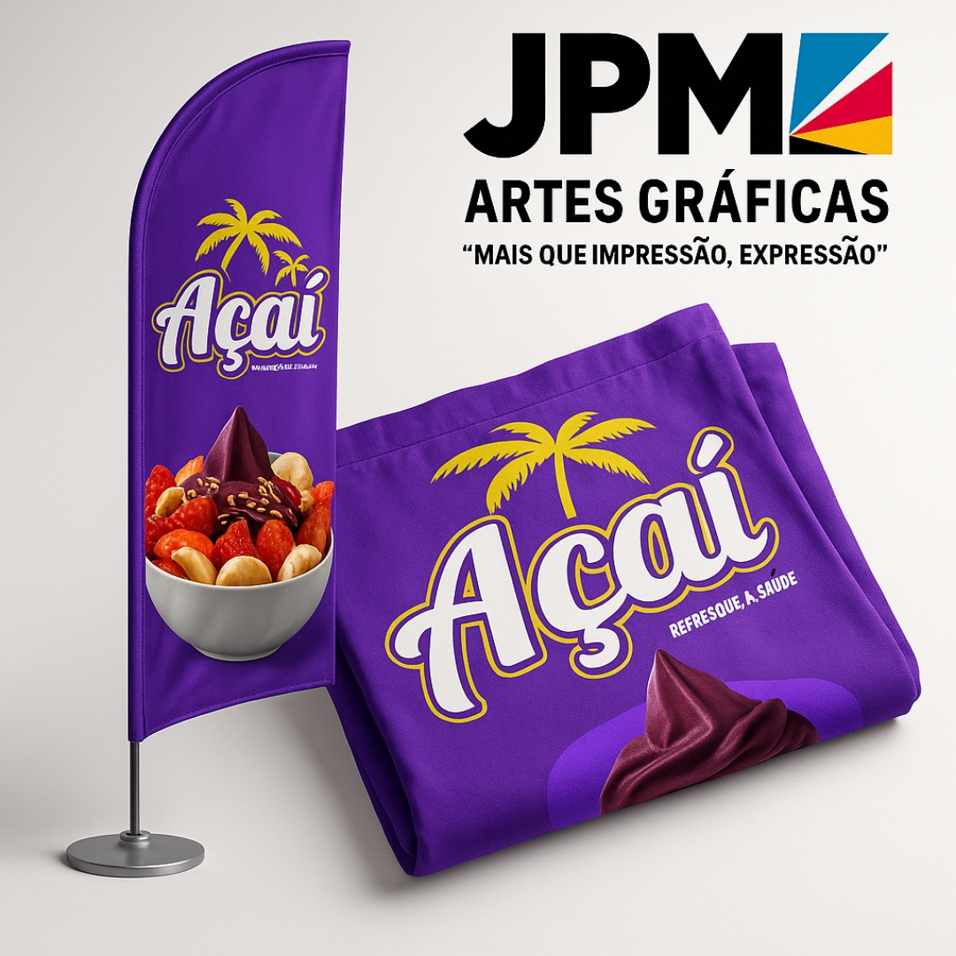 🌀 Tecido para Wind Banner – Modelo Ângulo (P)