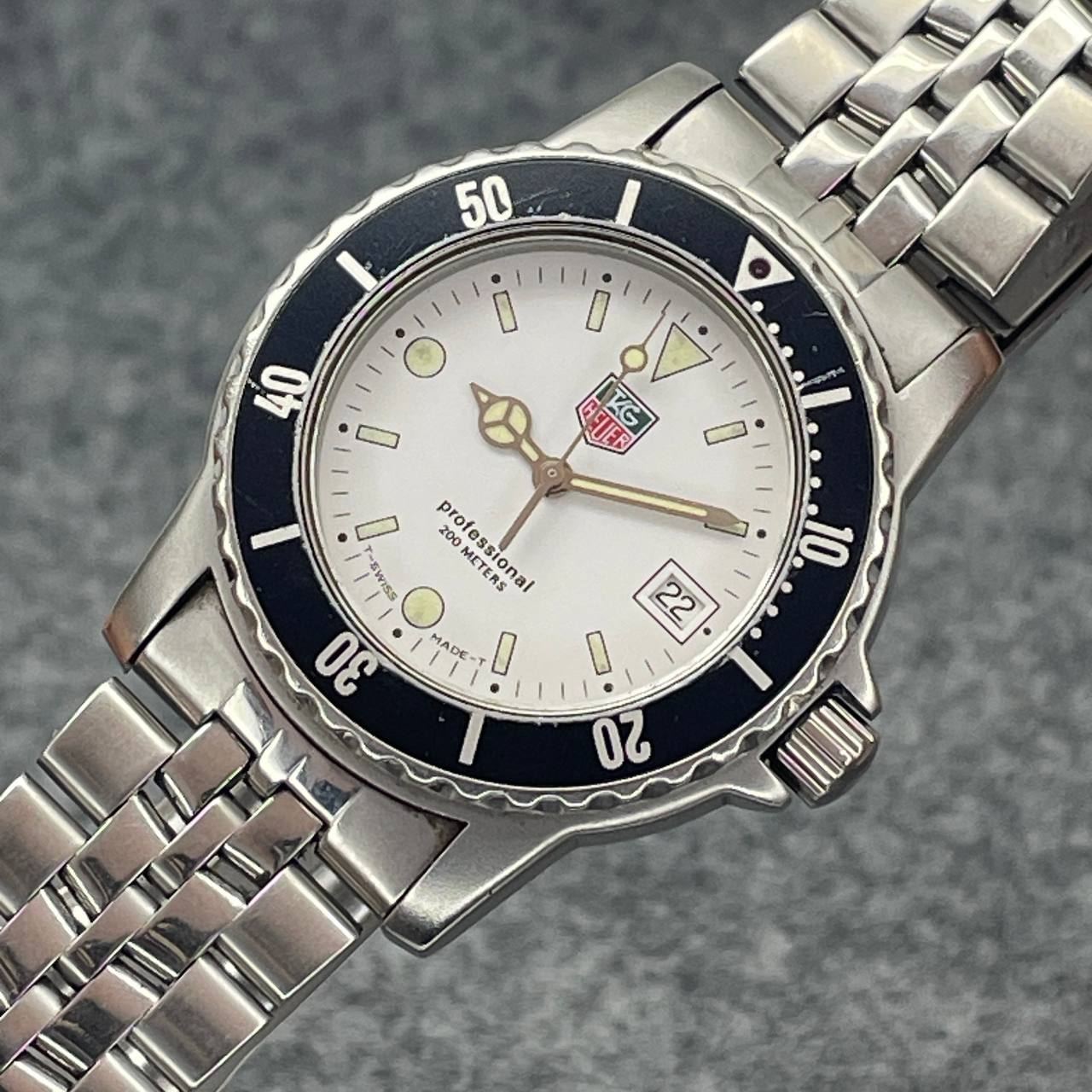 VINTAGE TAG HEUER 1500 PROFESSIONAL QUARTZ REF WD1213-G-20 SOLO RELOJ