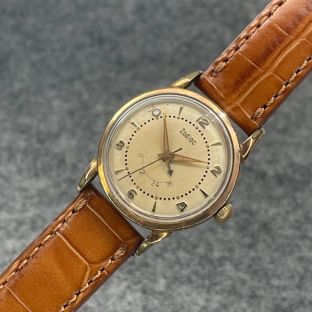 VINTAGE ZODIAC RESERVA DE MARCHA CAL AS 1424 32MM Ca 1960