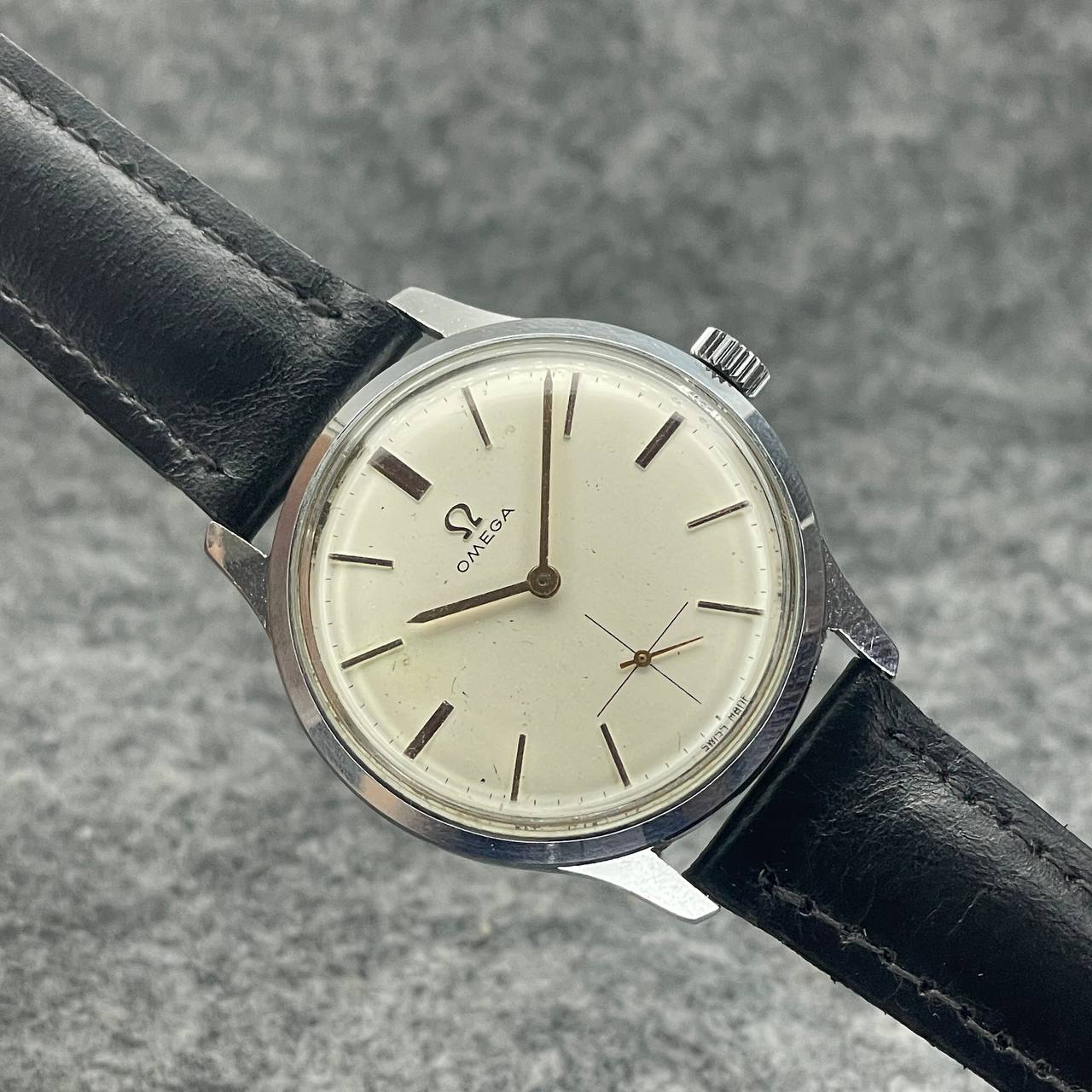 VINTAGE OMEGA CUSTOM CUERDA MANUAL CALIBRE 269 CUADRANTE ORIGINAL 35MM