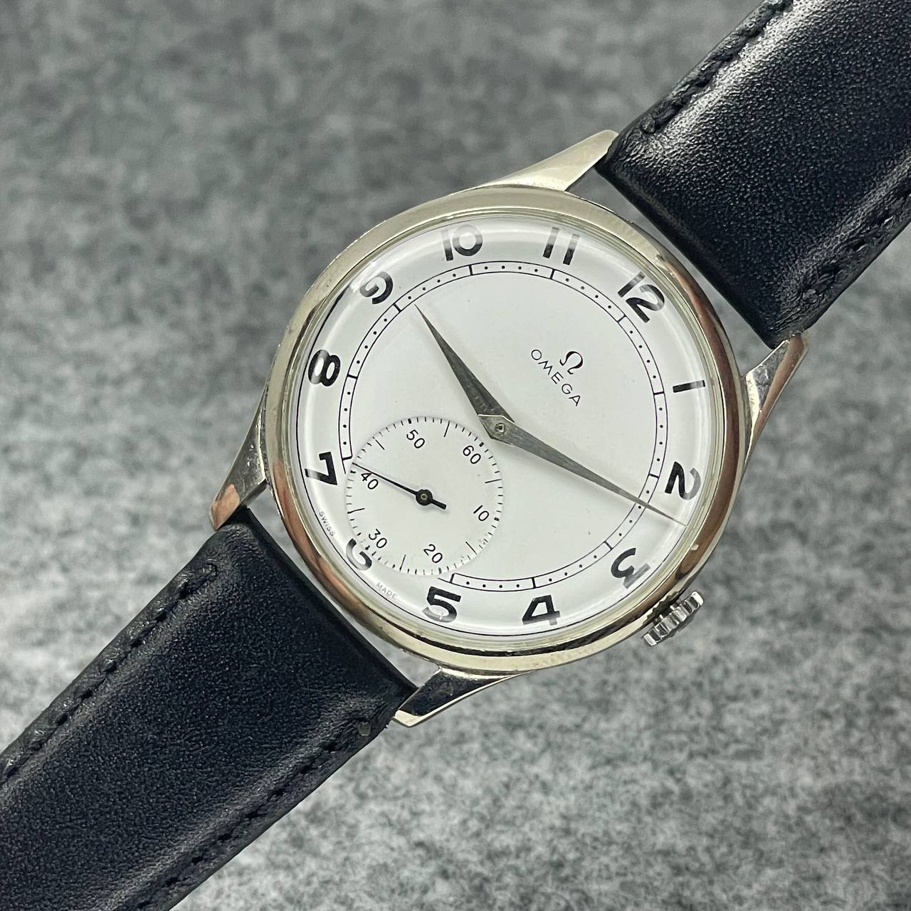 VINTAGE OMEGA CUSTOM CAL 266 CUERDA MANUAL 37MM Ca 1945