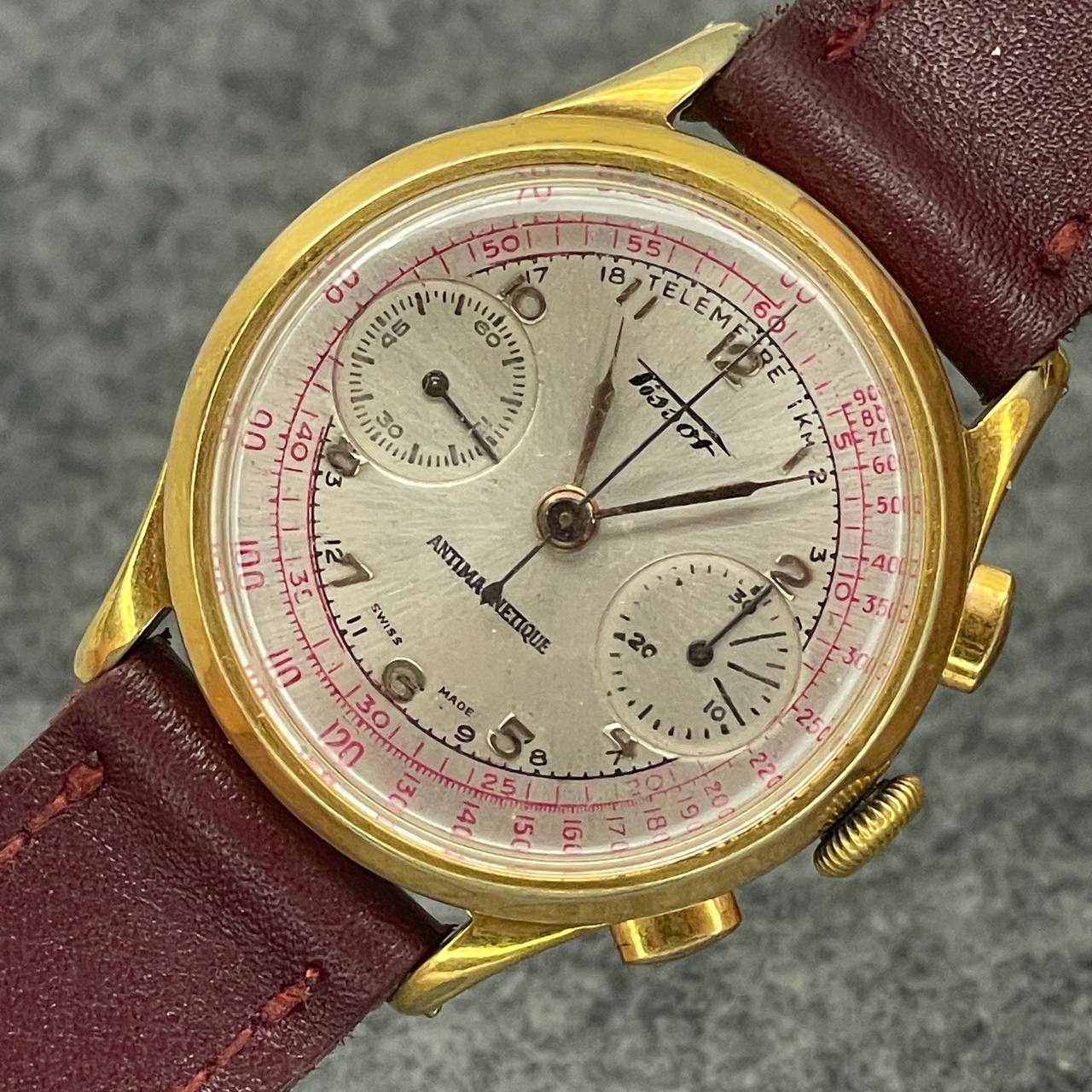 VINTAGE TISSOT CRONOGRAFO CUERDA MANUAL CALIBRE 15TL 37MM 