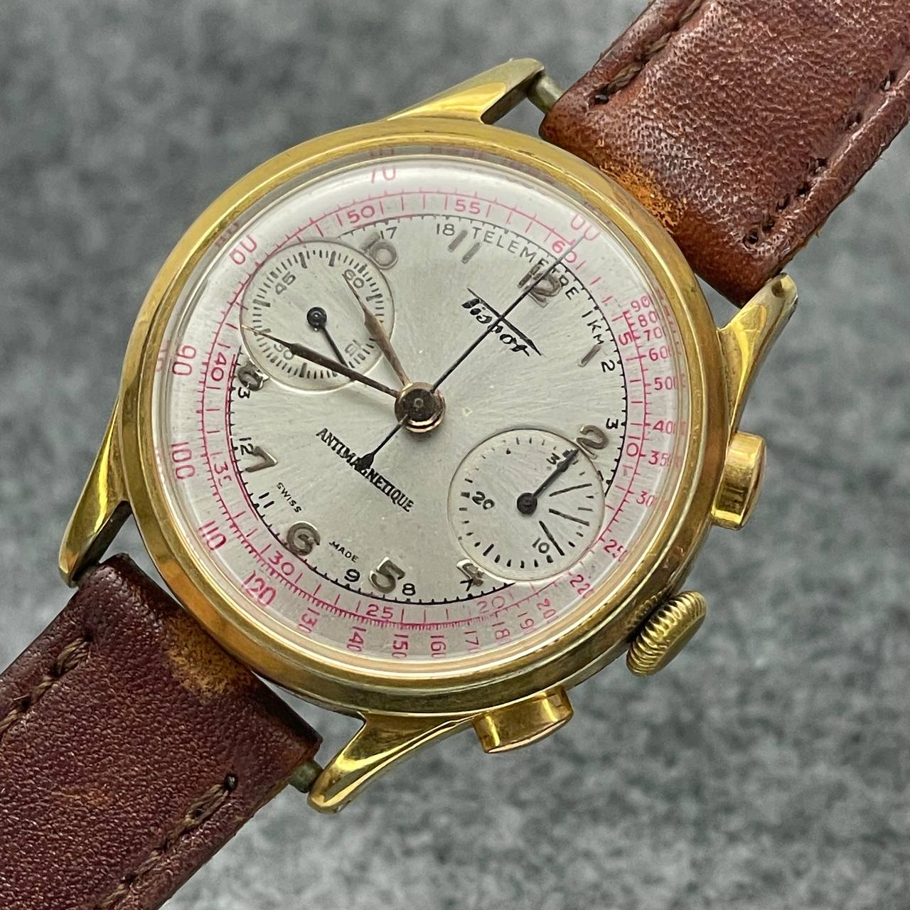 VINTAGE TISSOT CRONOGRAFO CUERDA MANUAL CALIBRE 15TL 37MM 