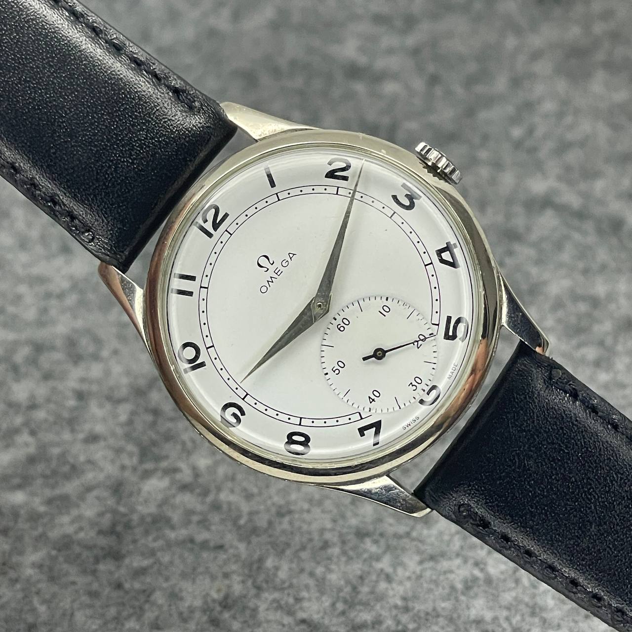VINTAGE OMEGA CUSTOM CAL 266 CUERDA MANUAL 37MM Ca 1945