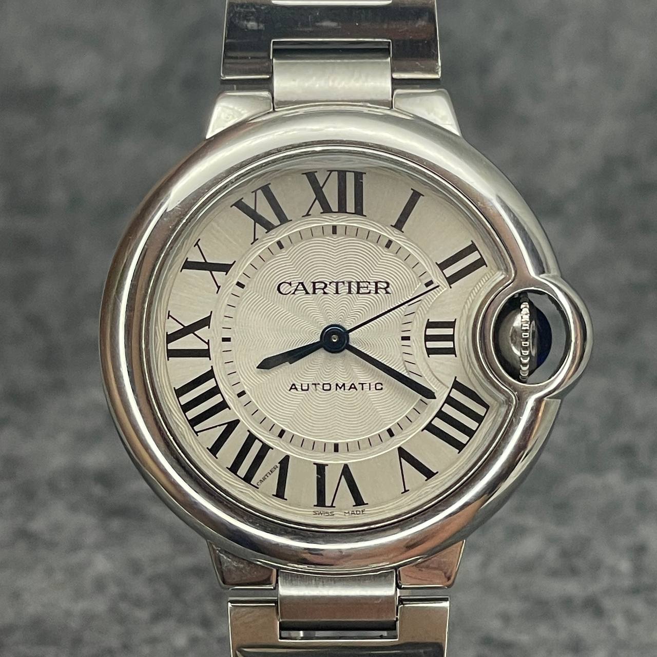 CARTIER BALLON BLEU 33MM AUTOMATICO MALLA ORIGINAL REF 3489