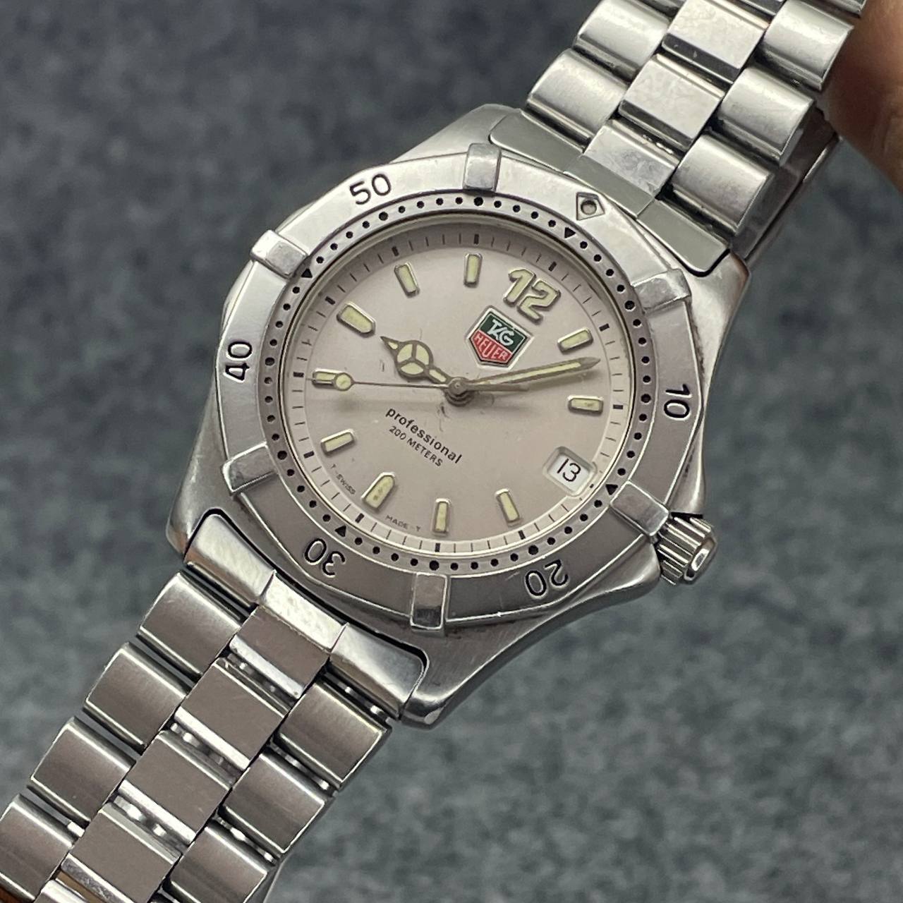 VINTAGE TAG HEUER SERIES 2000 REF WK1112 QUARTZ 37MM Ca 1995 SOLO RELOJ