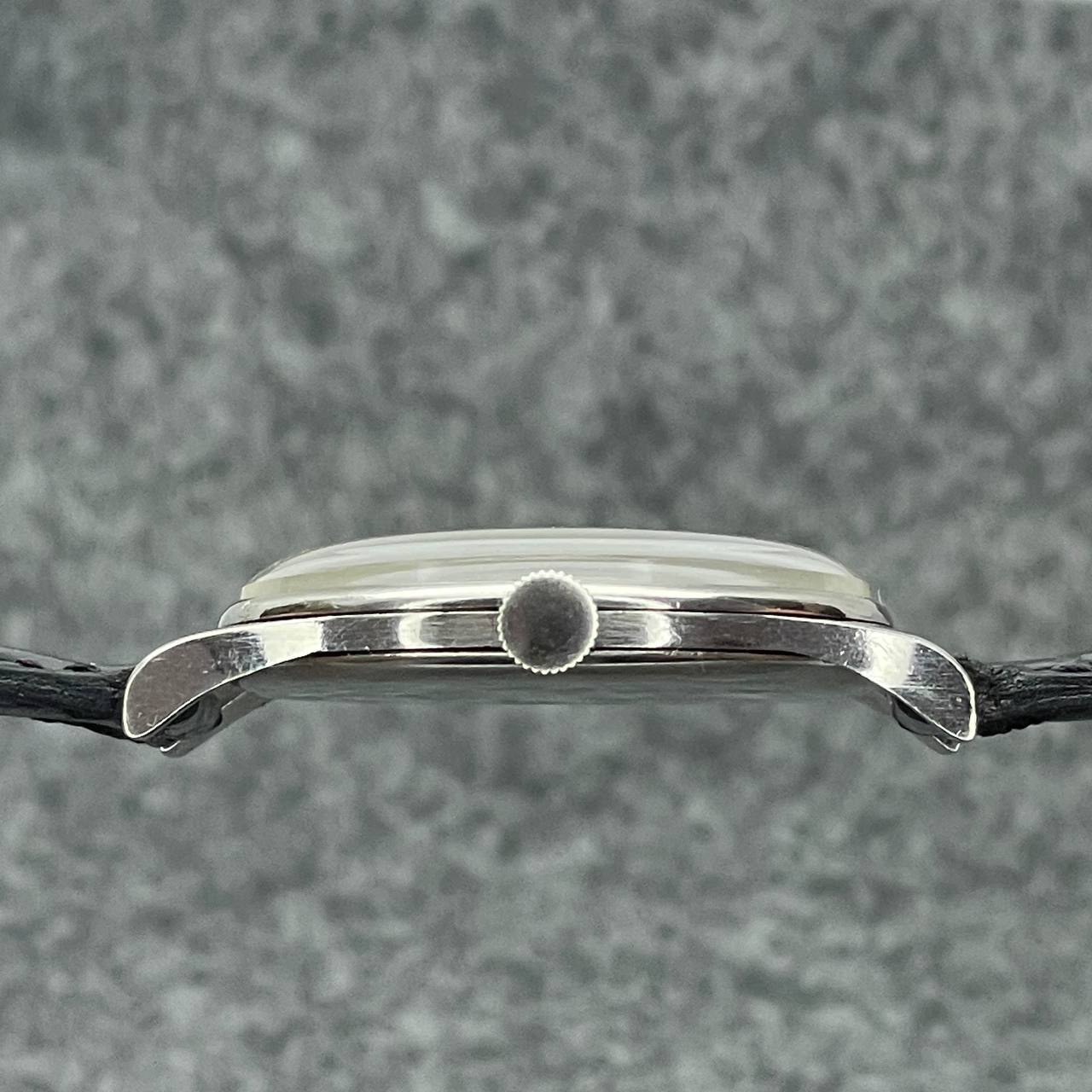 VINTAGE ULYSSE NARDIN ACERO INOXIDABLE CUERDA MANUAL 35MM Ca 1950