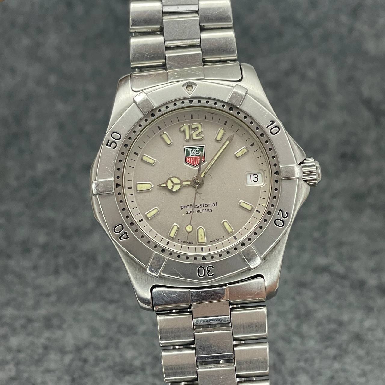 VINTAGE TAG HEUER SERIES 2000 REF WK1112 QUARTZ 37MM Ca 1995 SOLO RELOJ