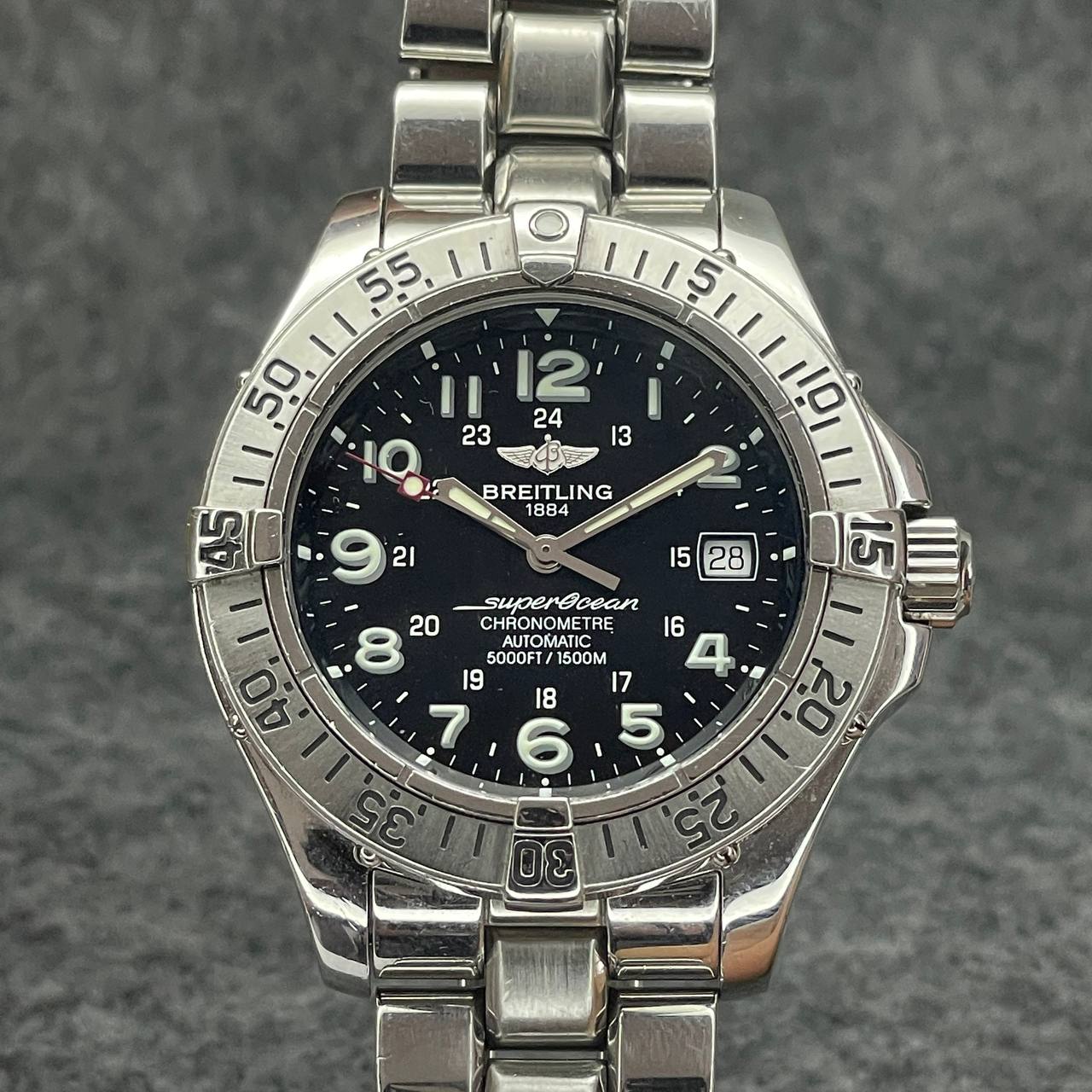BREITLING SUPER OCEAN DIVER AUTOMÁTICO 42MM Ca 2005 REF A17360 EXCELENTE ESTADO