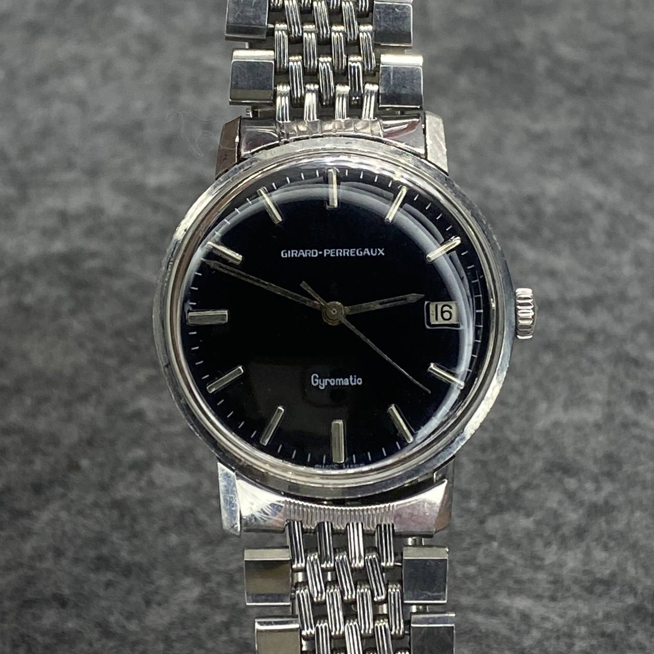 VINTAGE GIRARD PERREGAUX GYROMATIC AUTOMATICO CAL 423810 Ca 1960 34MM