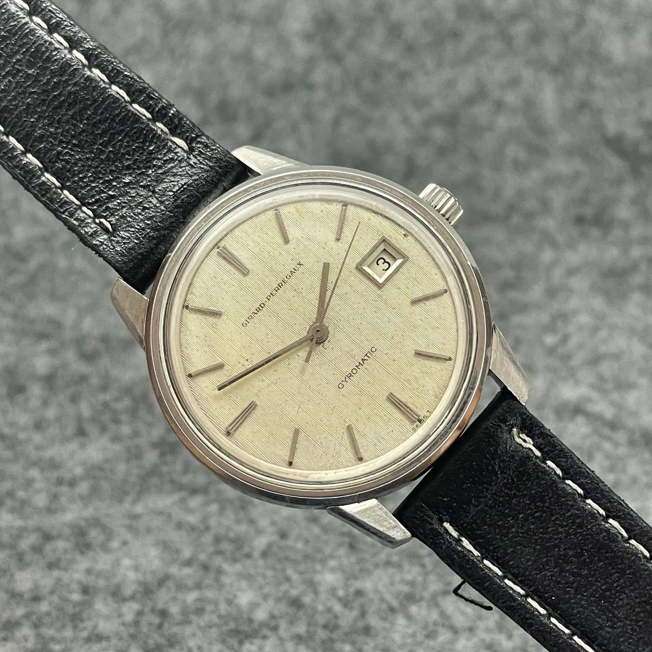 VINTAGE GIRARD PERREGAUX GYROMATIC AUTOMATICO CAL 324306 Ca 1960 36mm