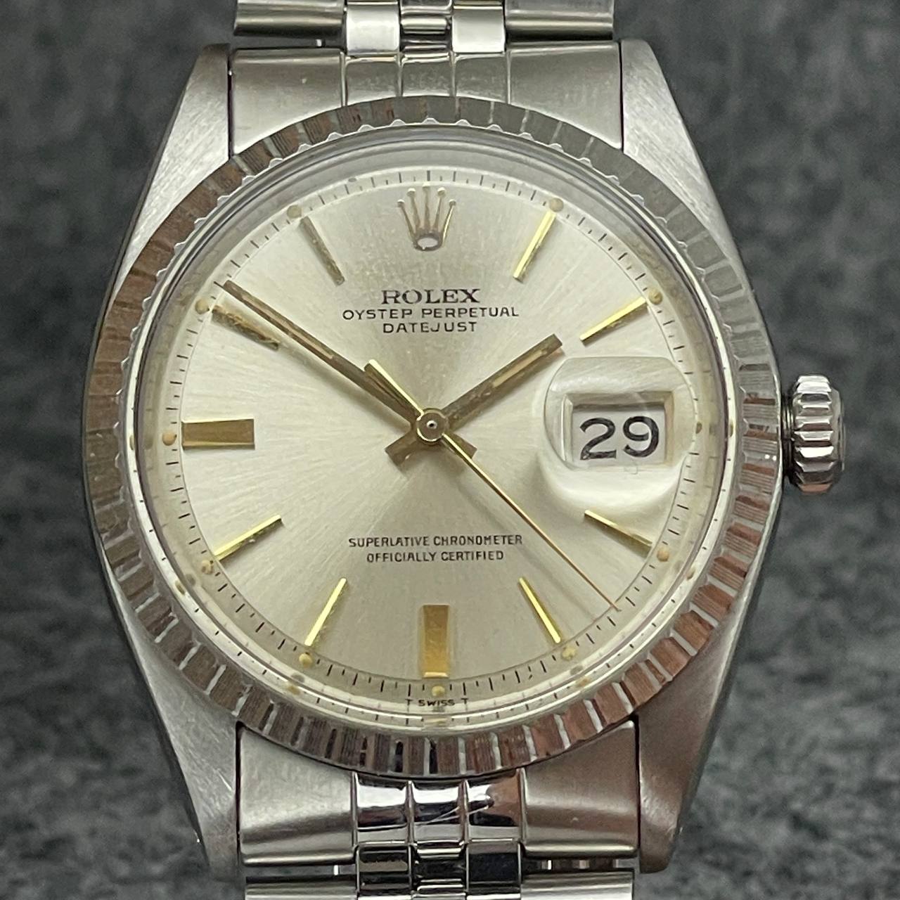 VINTAGE ROLEX REF 1603 36MM FULL SET JUBILEE EXCELENTE ESTADO AÑO 1973