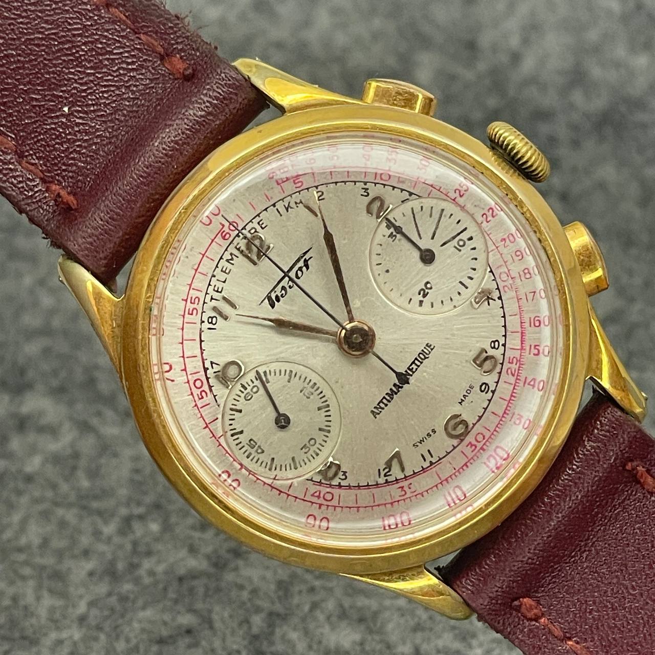 VINTAGE TISSOT CRONOGRAFO CUERDA MANUAL CALIBRE 15TL 37MM 