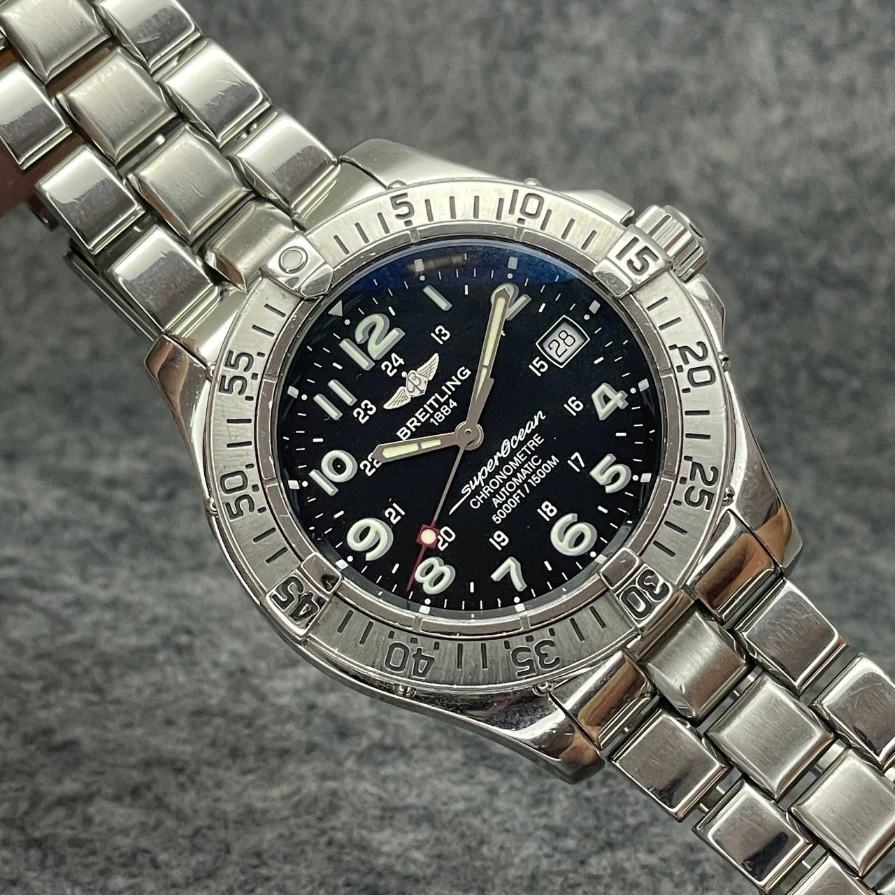 BREITLING SUPER OCEAN DIVER AUTOMÁTICO 42MM Ca 2005 REF A17360 EXCELENTE ESTADO