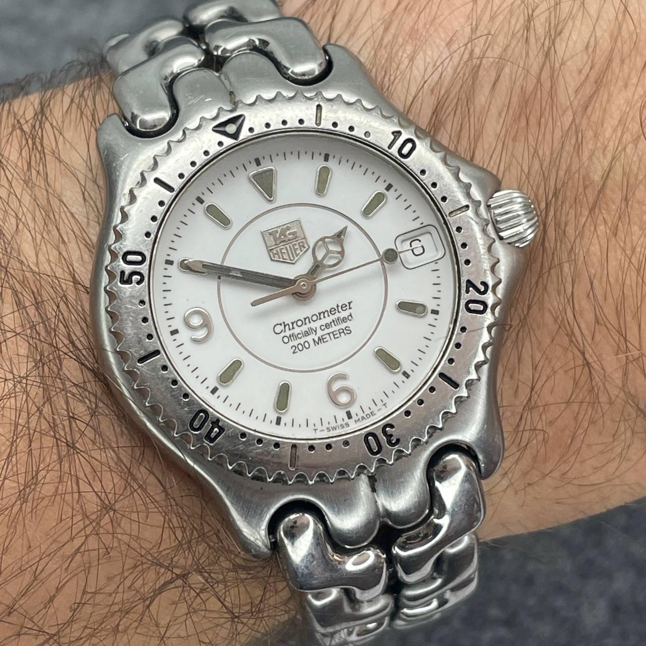 VINTAGE RARO TAG HEUER AUTOMATICO CHRONOMETER Ca 2000 SOLO RELOJ