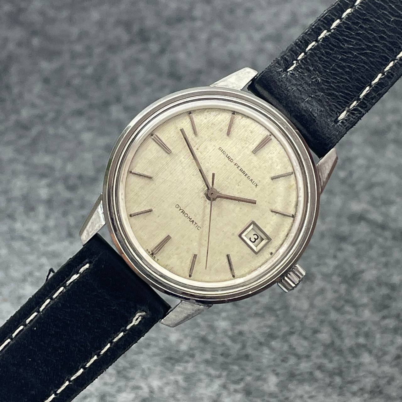 VINTAGE GIRARD PERREGAUX GYROMATIC AUTOMATICO CAL 324306 Ca 1960 36mm