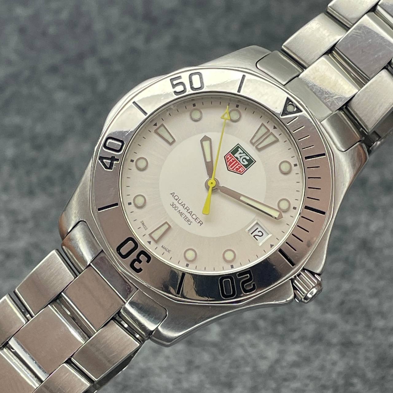 TAG HEUER AQUARACER Ca 2010 38MM REF WAB1111 QUARTZ SOLO RELOJ