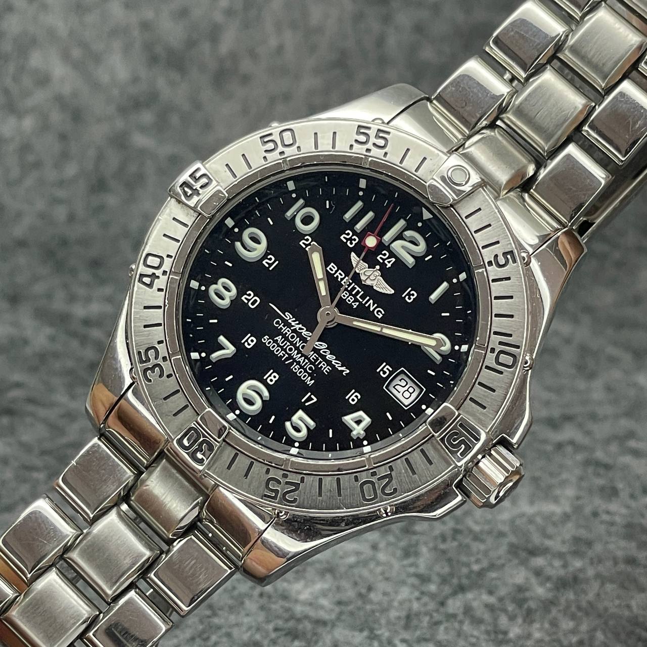 BREITLING SUPER OCEAN DIVER AUTOMÁTICO 42MM Ca 2005 REF A17360 EXCELENTE ESTADO