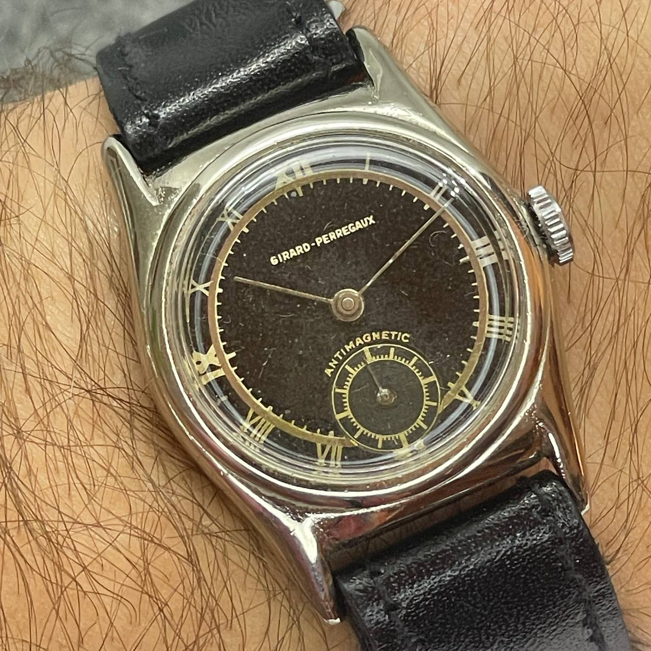 VINTAGE GIRARD PERREGAUX Ca 1940 CAL 10 CUERDA MANUAL 28MM 
