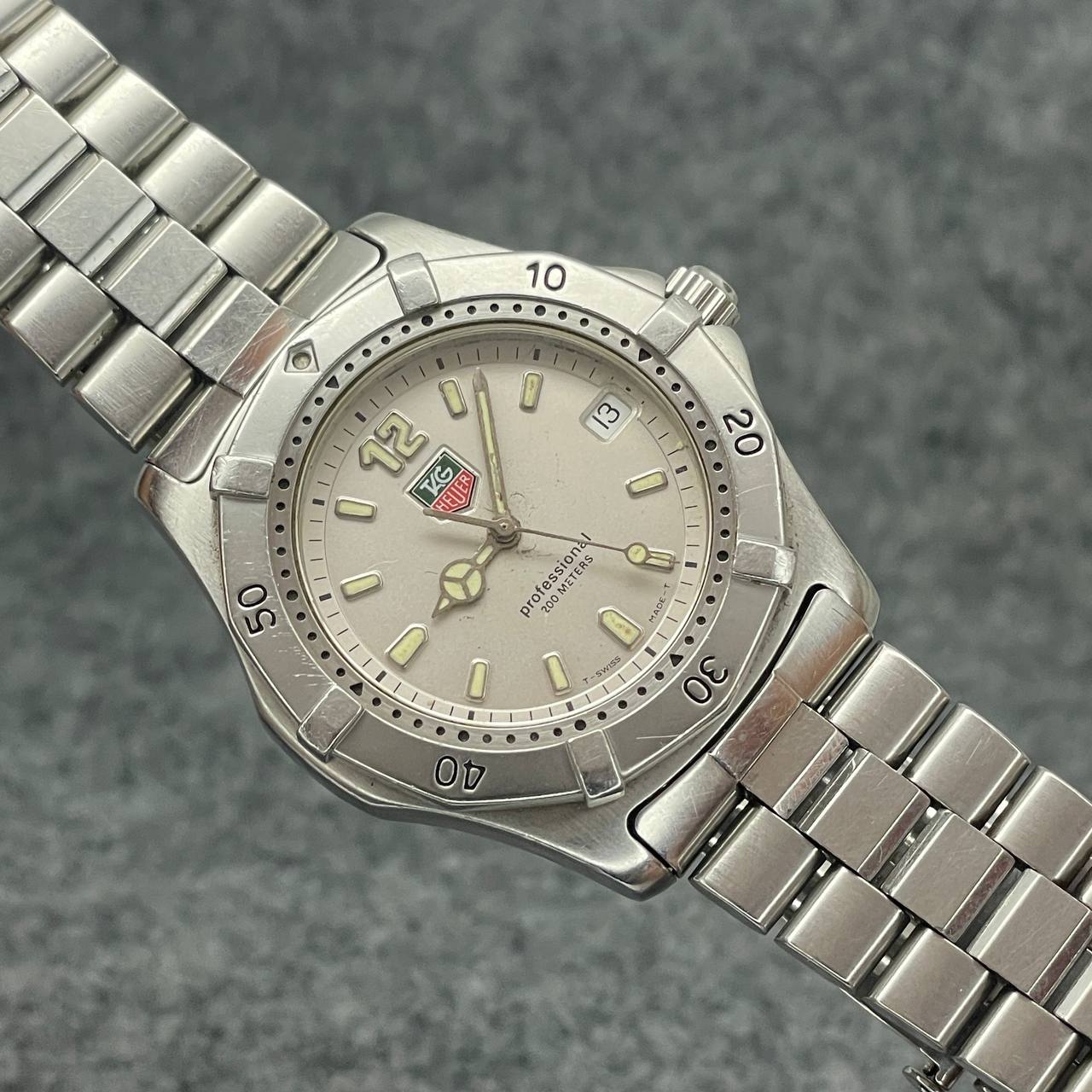 VINTAGE TAG HEUER SERIES 2000 REF WK1112 QUARTZ 37MM Ca 1995 SOLO RELOJ