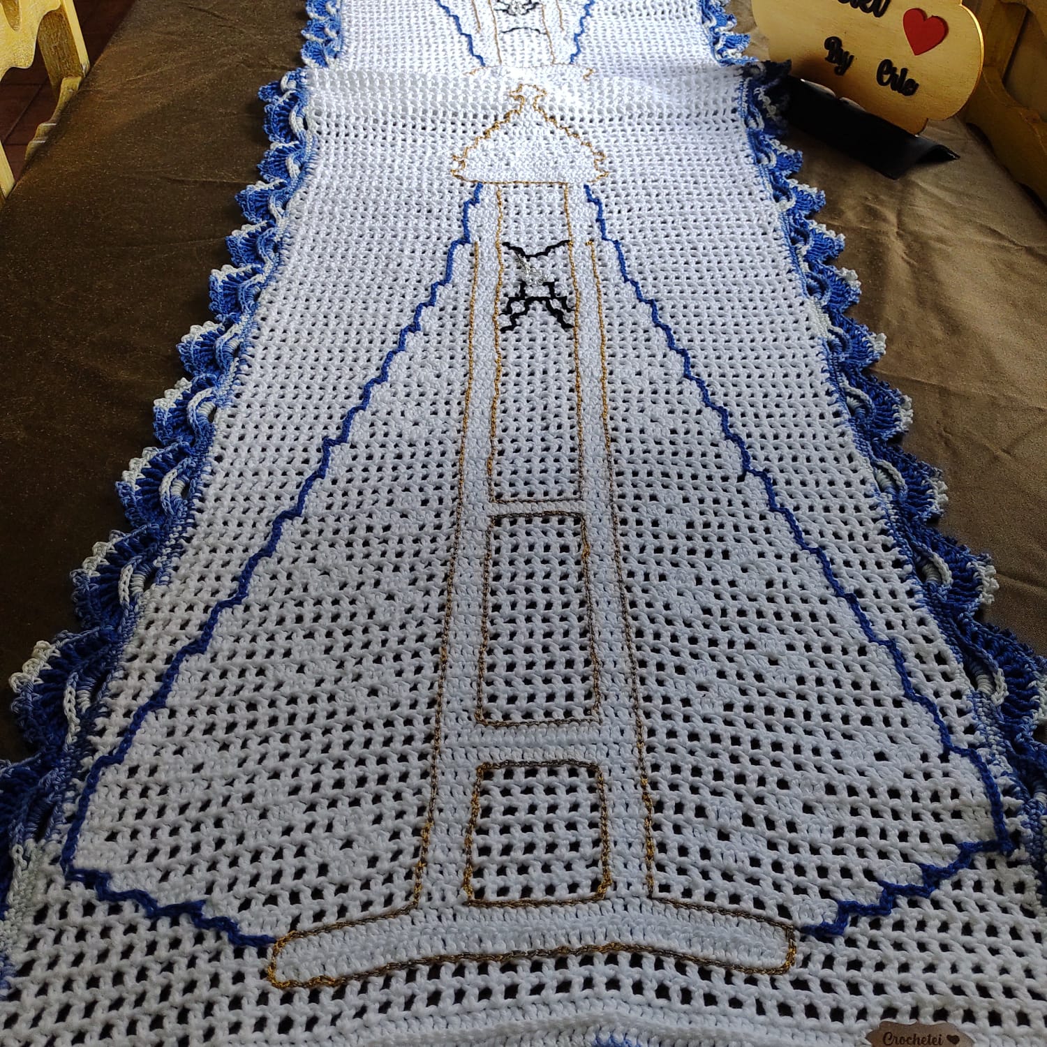 Trilho de mesa nossa Sra Aparecida