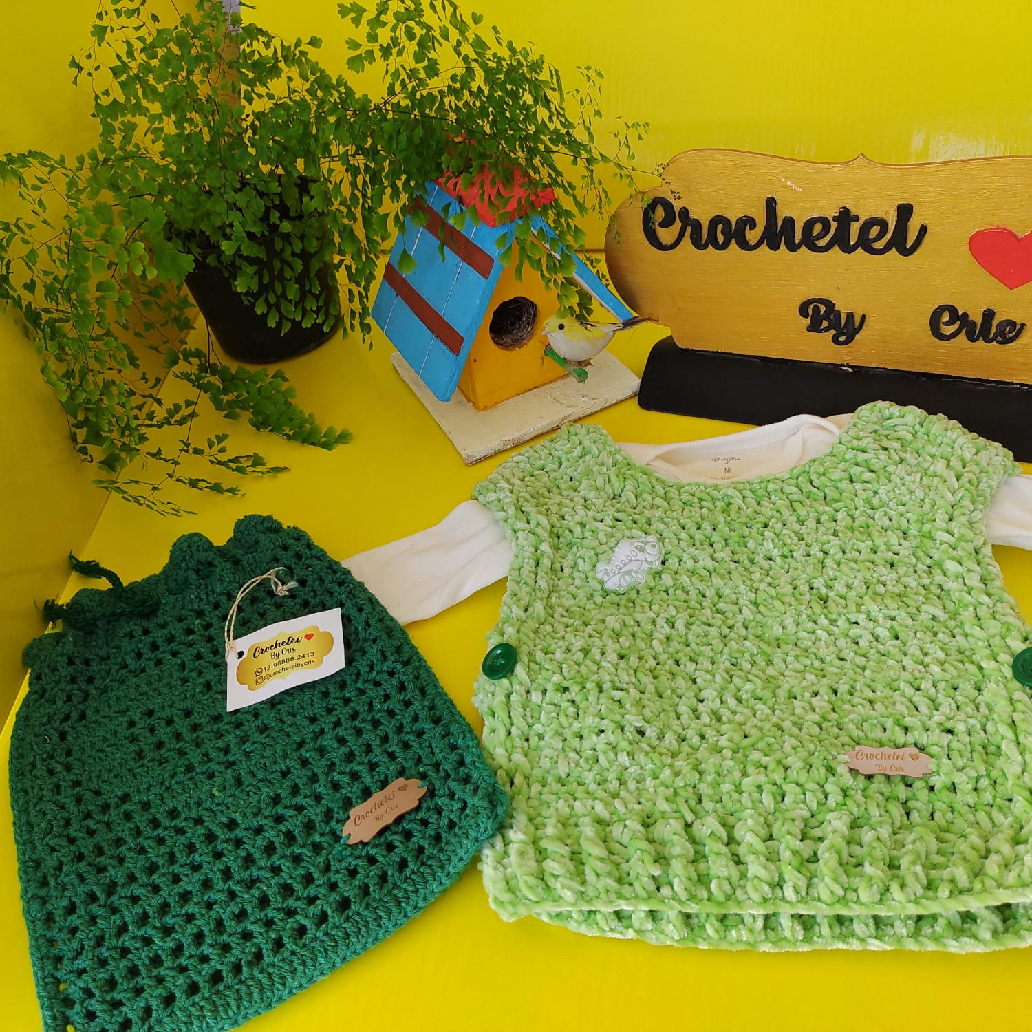 Gorro e cachecol infantil