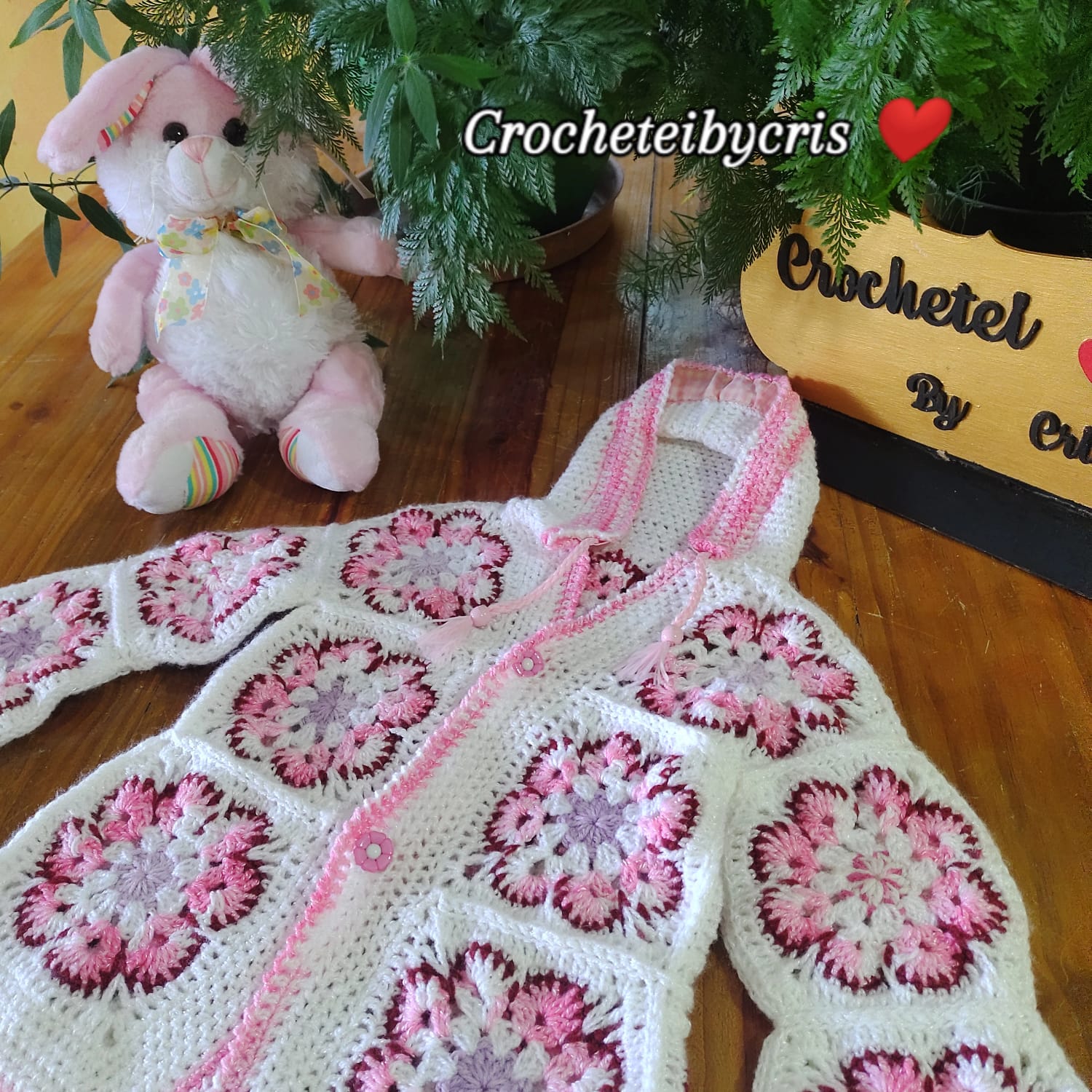 Casaco Infantil com capuz