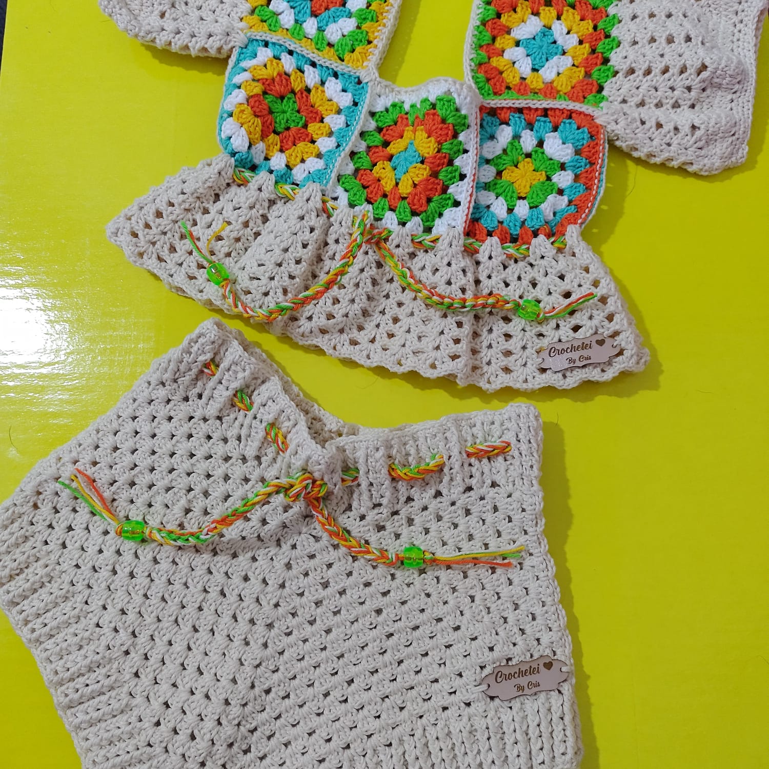 Conjunto de Crochê Infantil