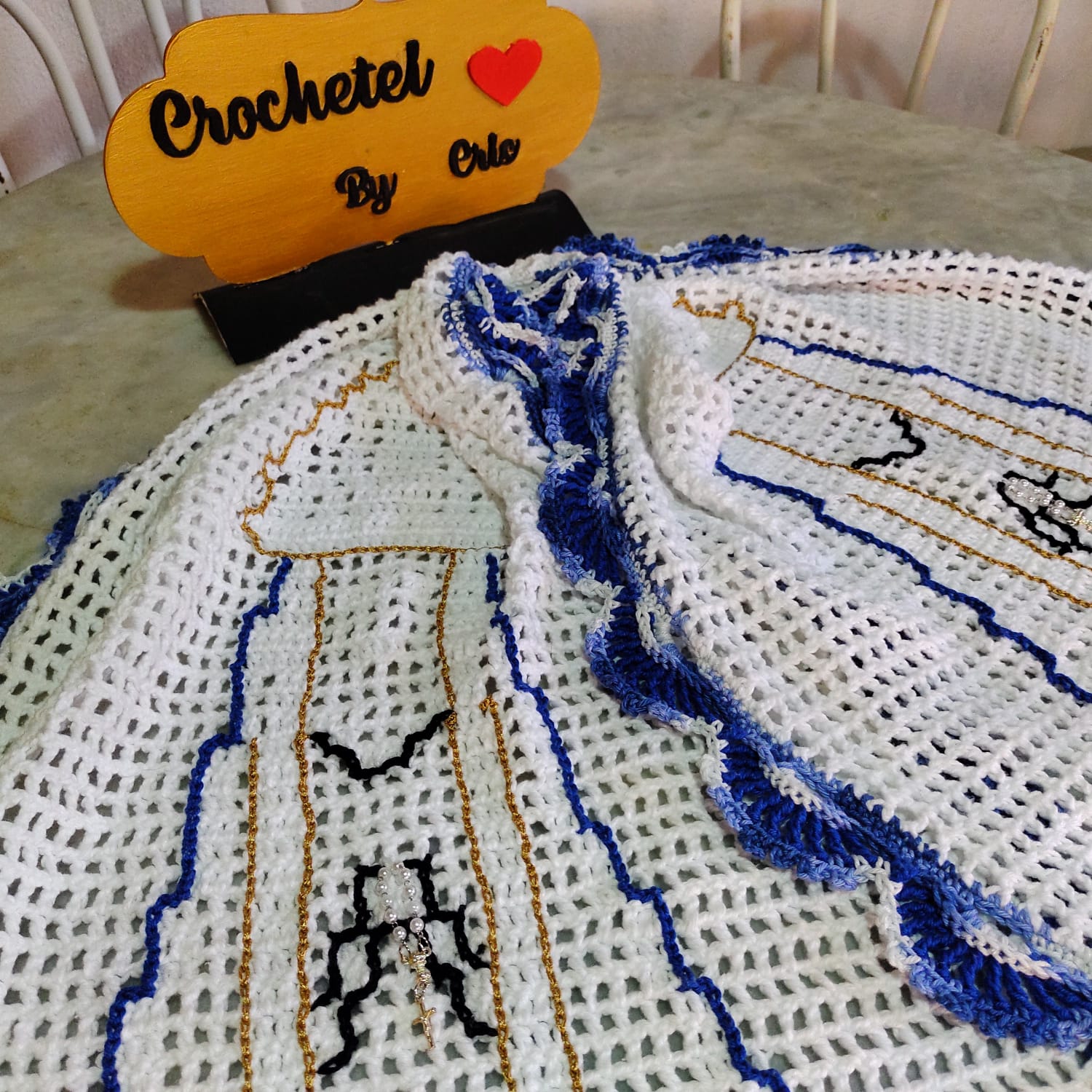 Trilho de mesa nossa Sra Aparecida